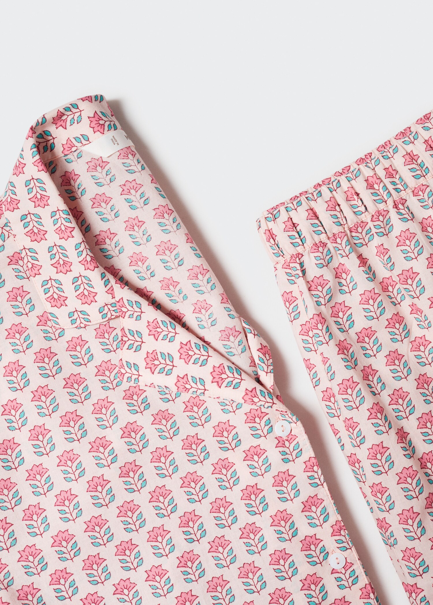 Pijama curt cotó - Detall de l'article 8
