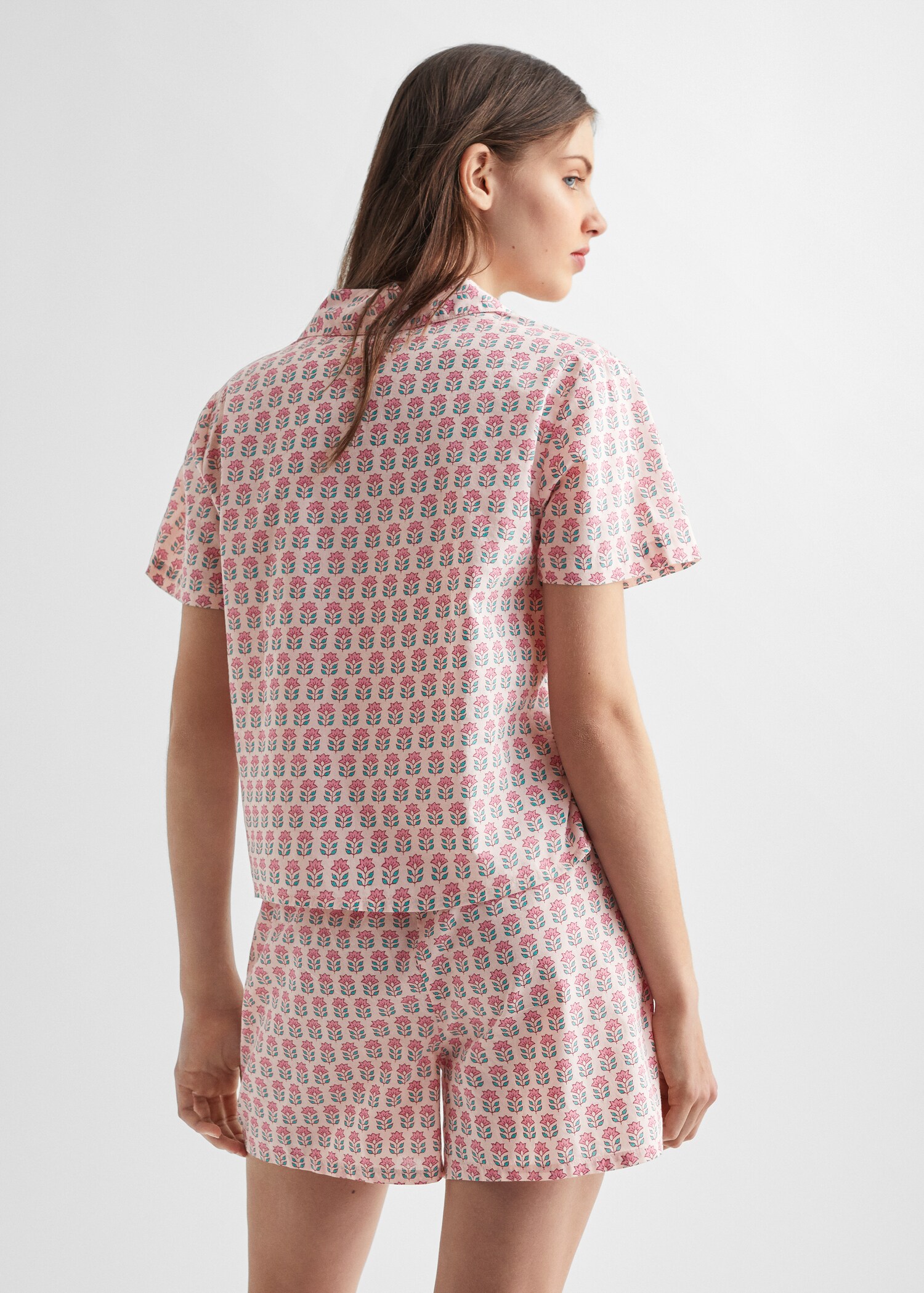 Pijama curt cotó - Revers de l'article