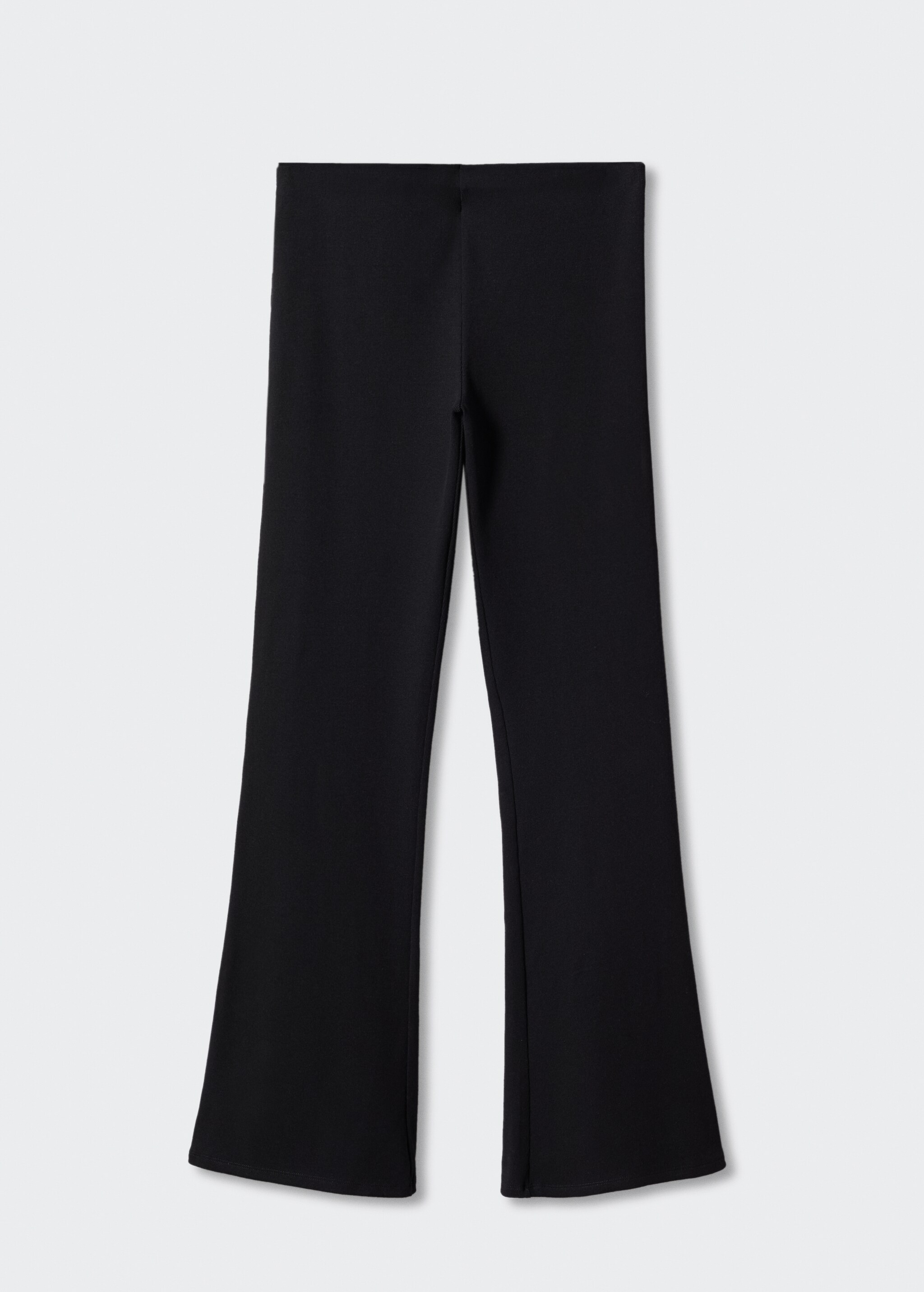 Flared knitted trousers - Article without model