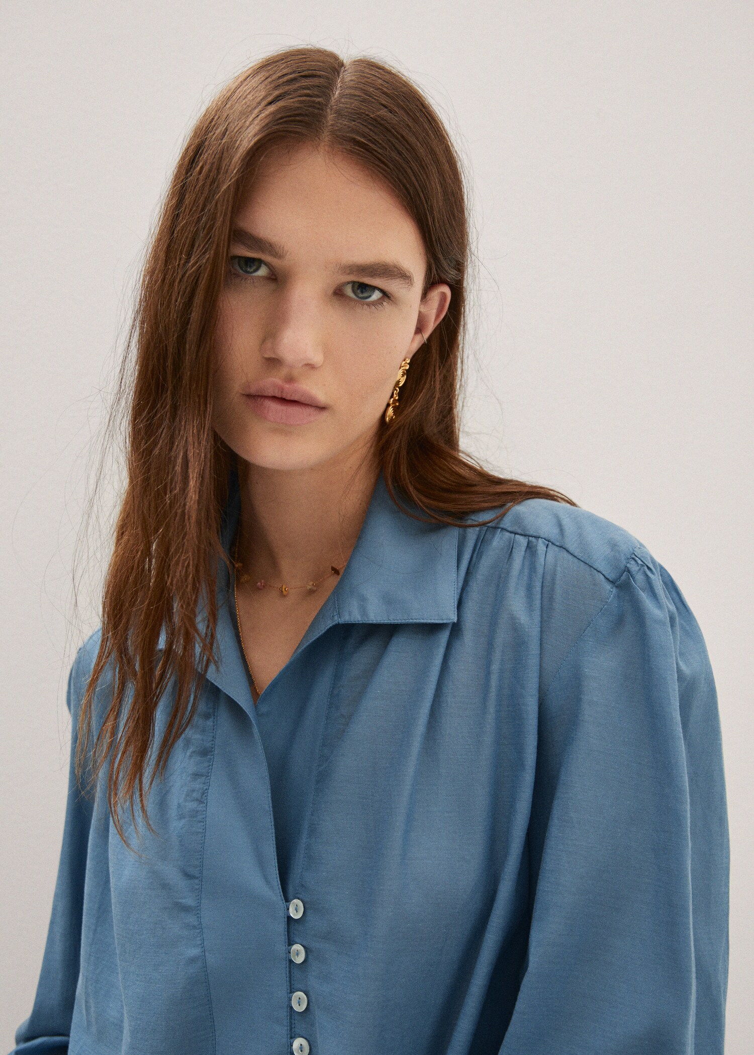 Blouse style chemise oversize - Détail de l'article 1