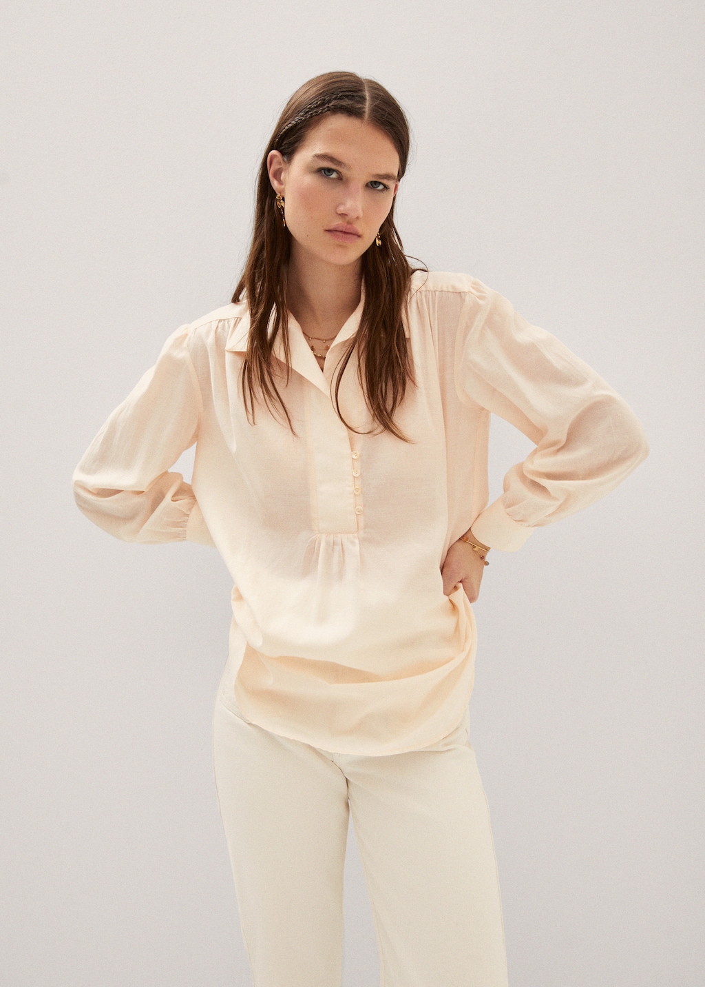 Oversized blouse shirt shop