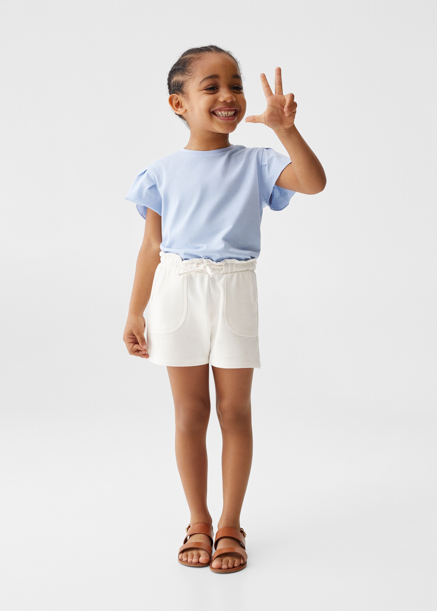 Cotton-blend shorts - Details of the article 1