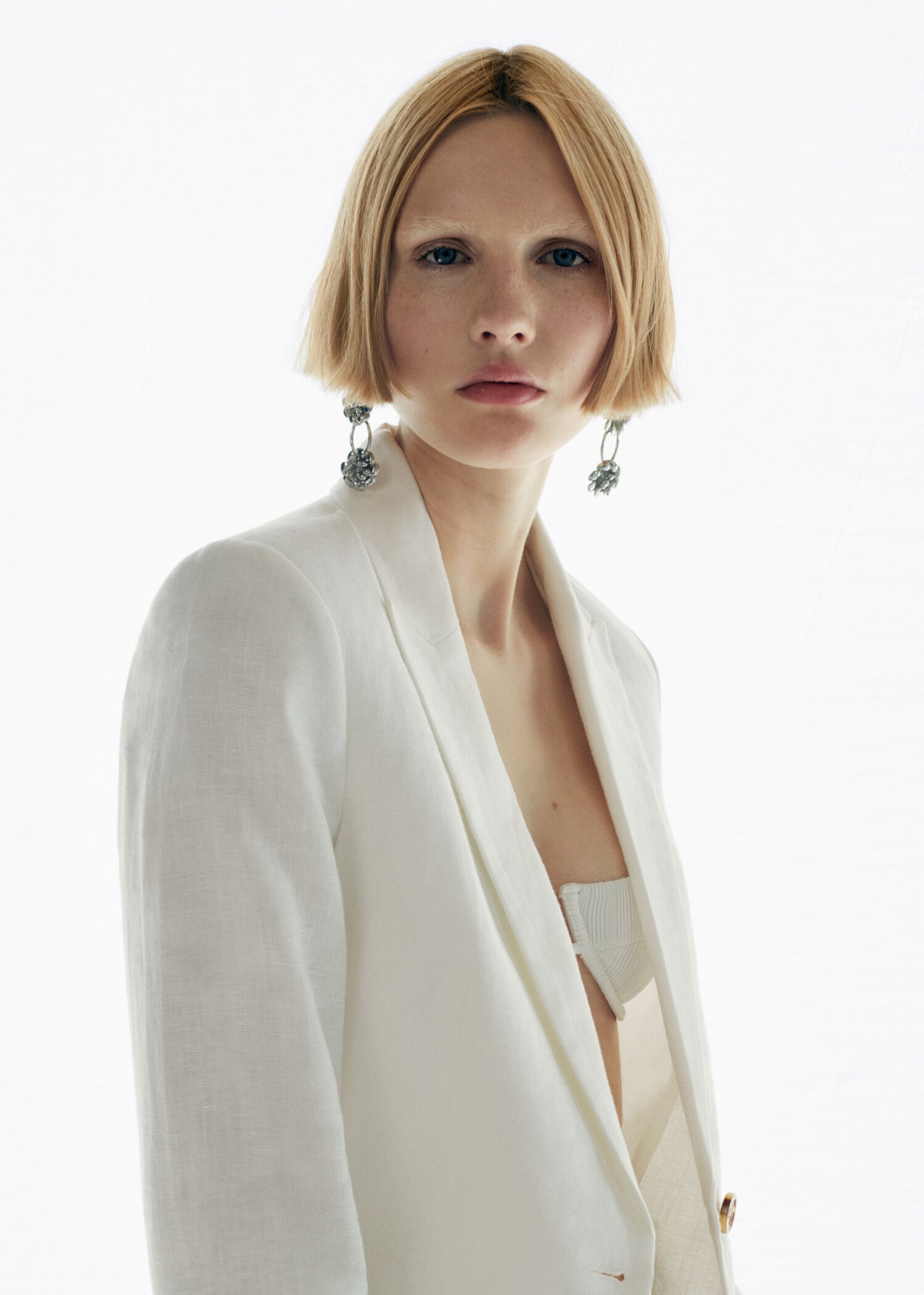 Blazer suit 100% linen - Details of the article 7