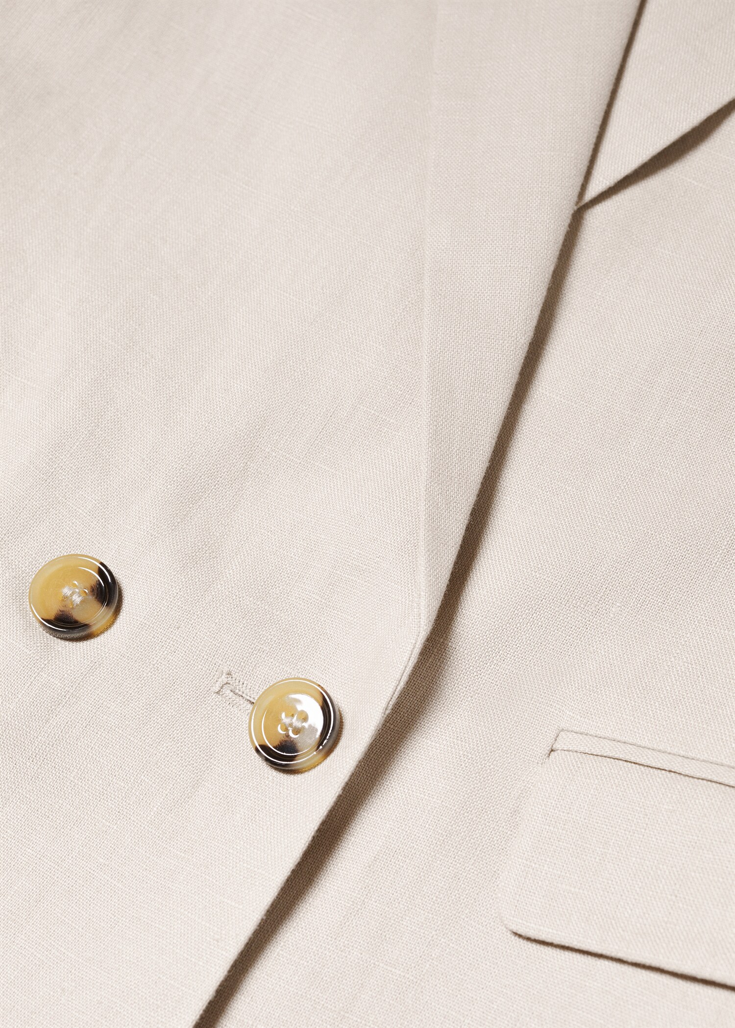 Blazer suit 100% linen - Details of the article 8