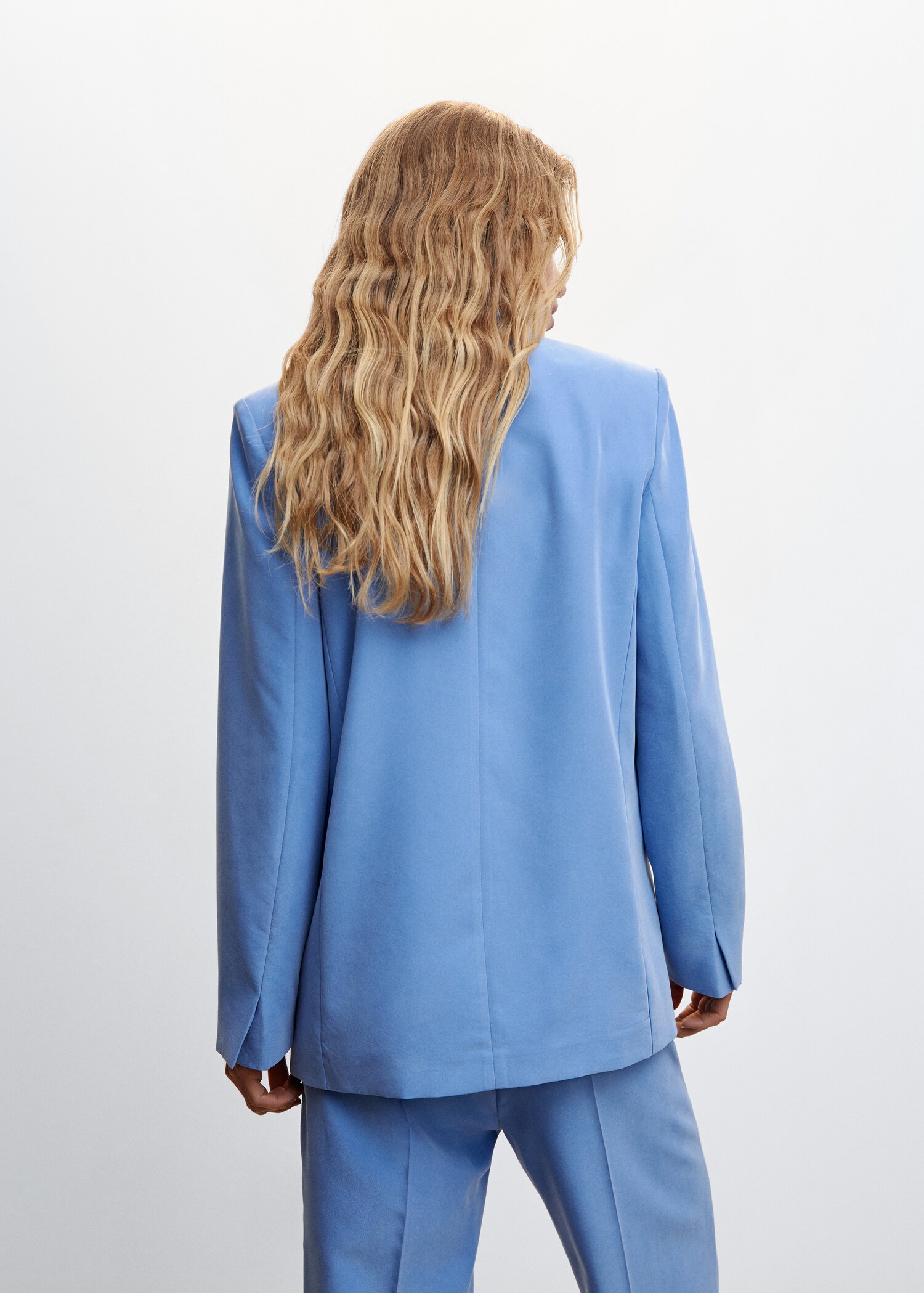 Modal-blend suit blazer - Reverse of the article