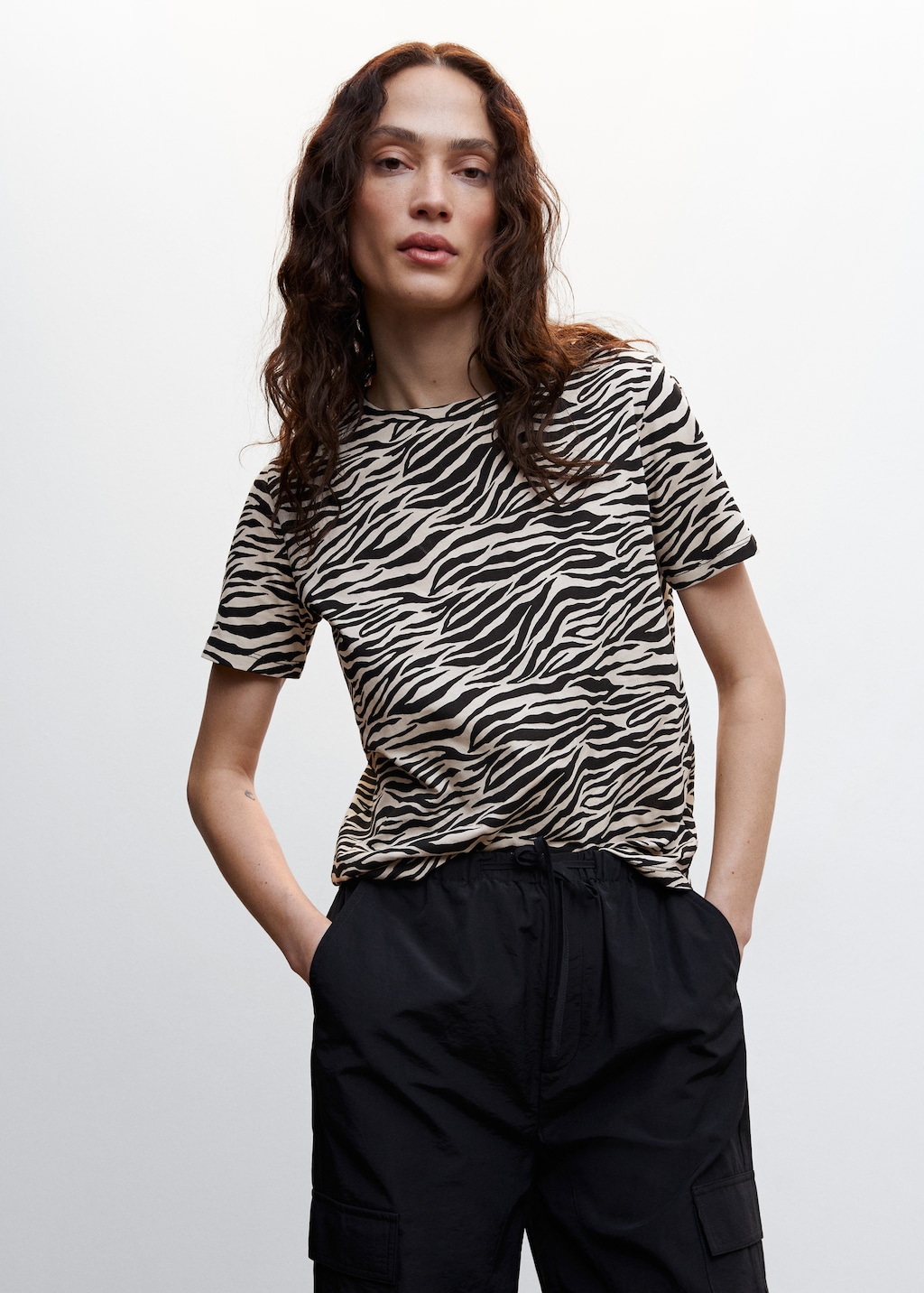 Animal print t shirt