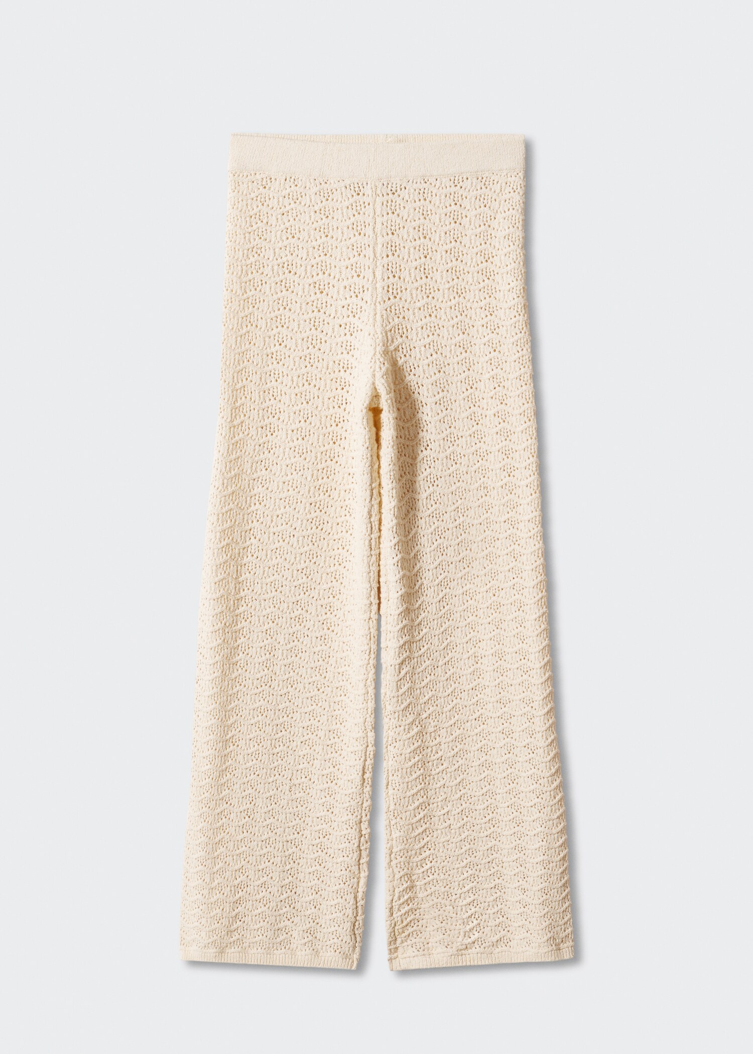 Knitted palazzo pants - Article without model