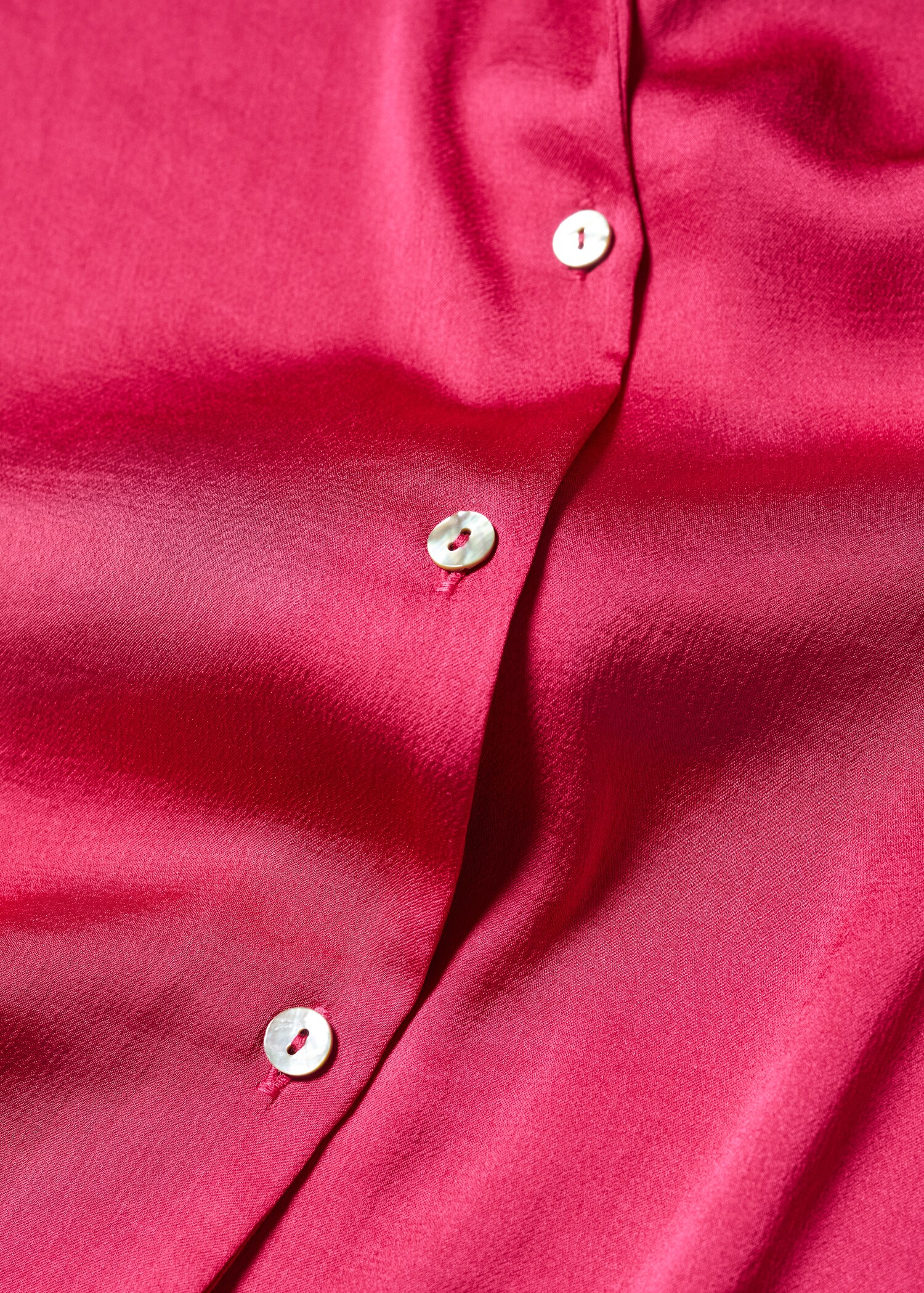 Short-sleeved satin shirt - Details of the article 8