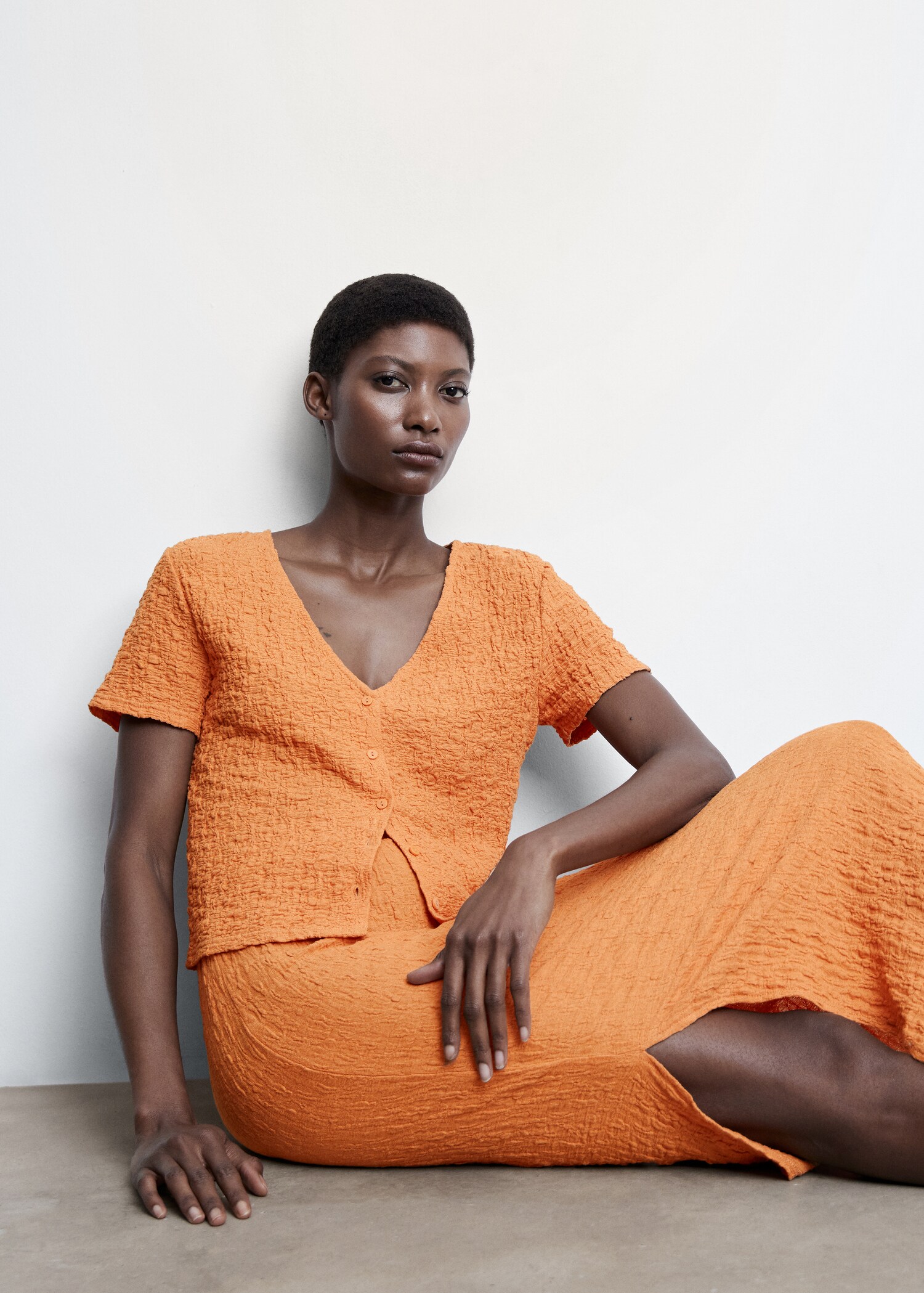 Open textured skirt - Details of the article 2