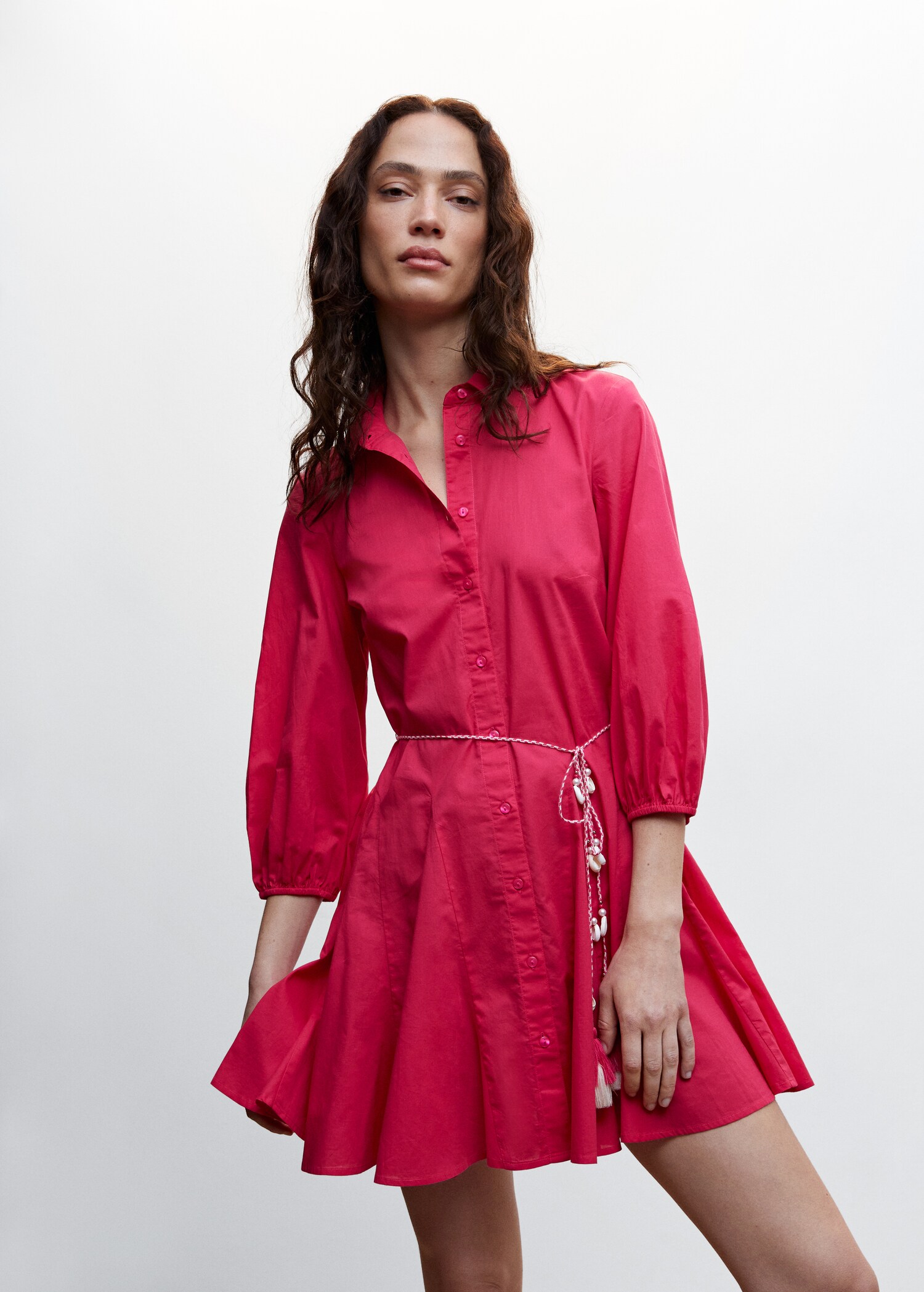 Cord shirt dress - Medium plane