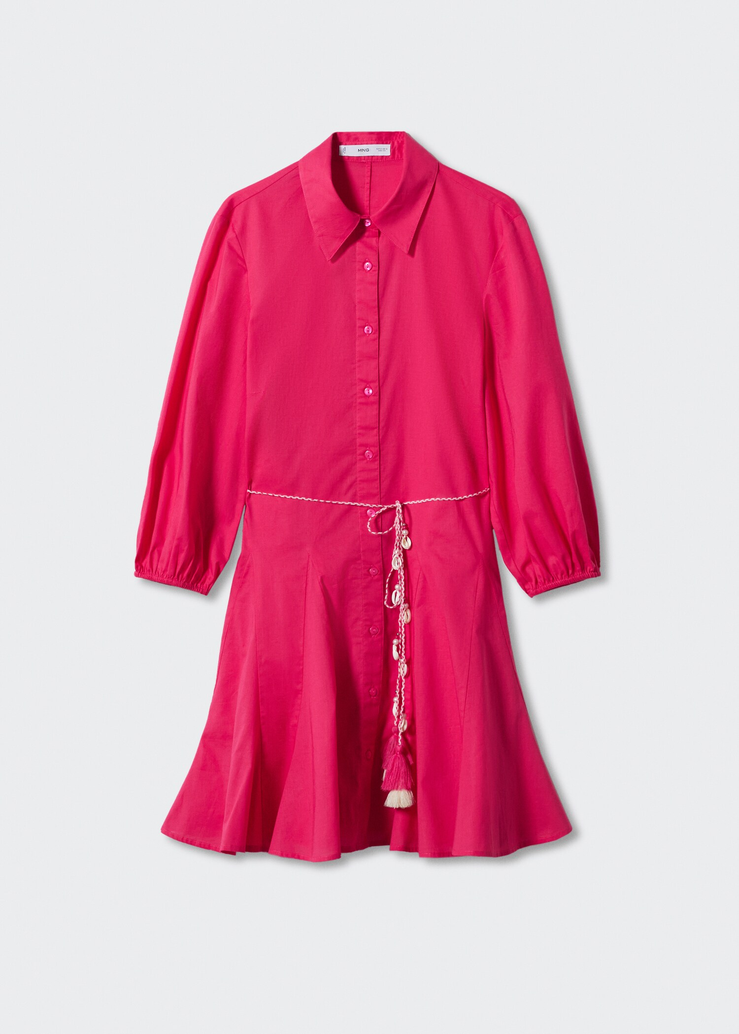 Cord shirt dress - Article without model