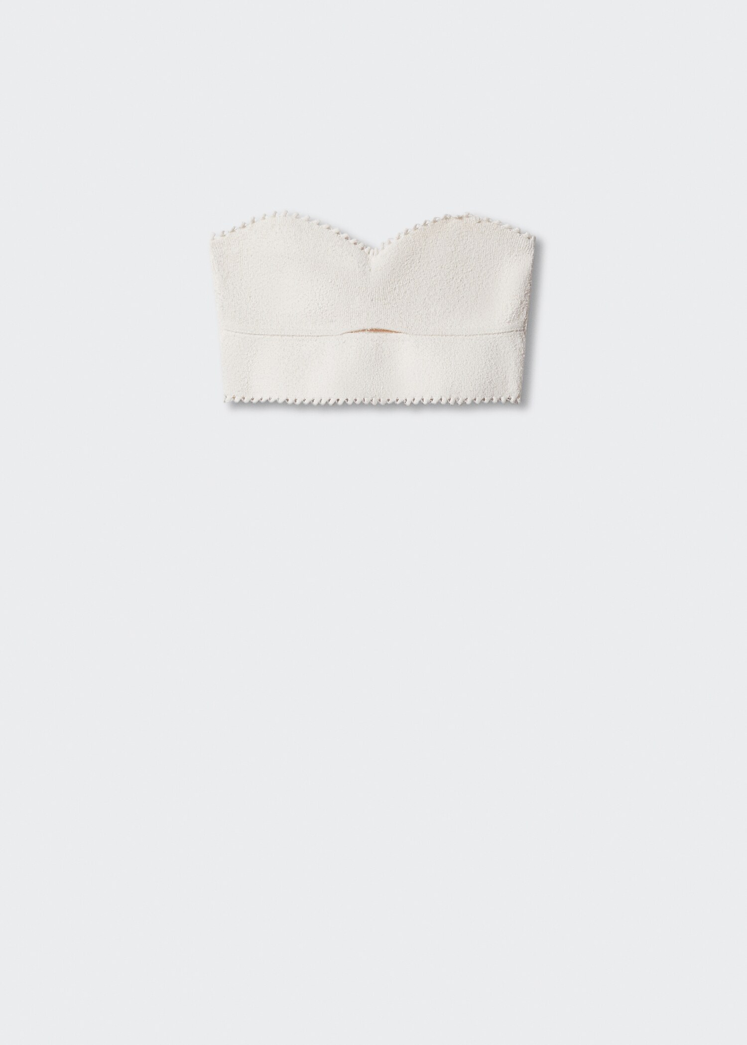 Stickad crop topp - Artikel utan modell