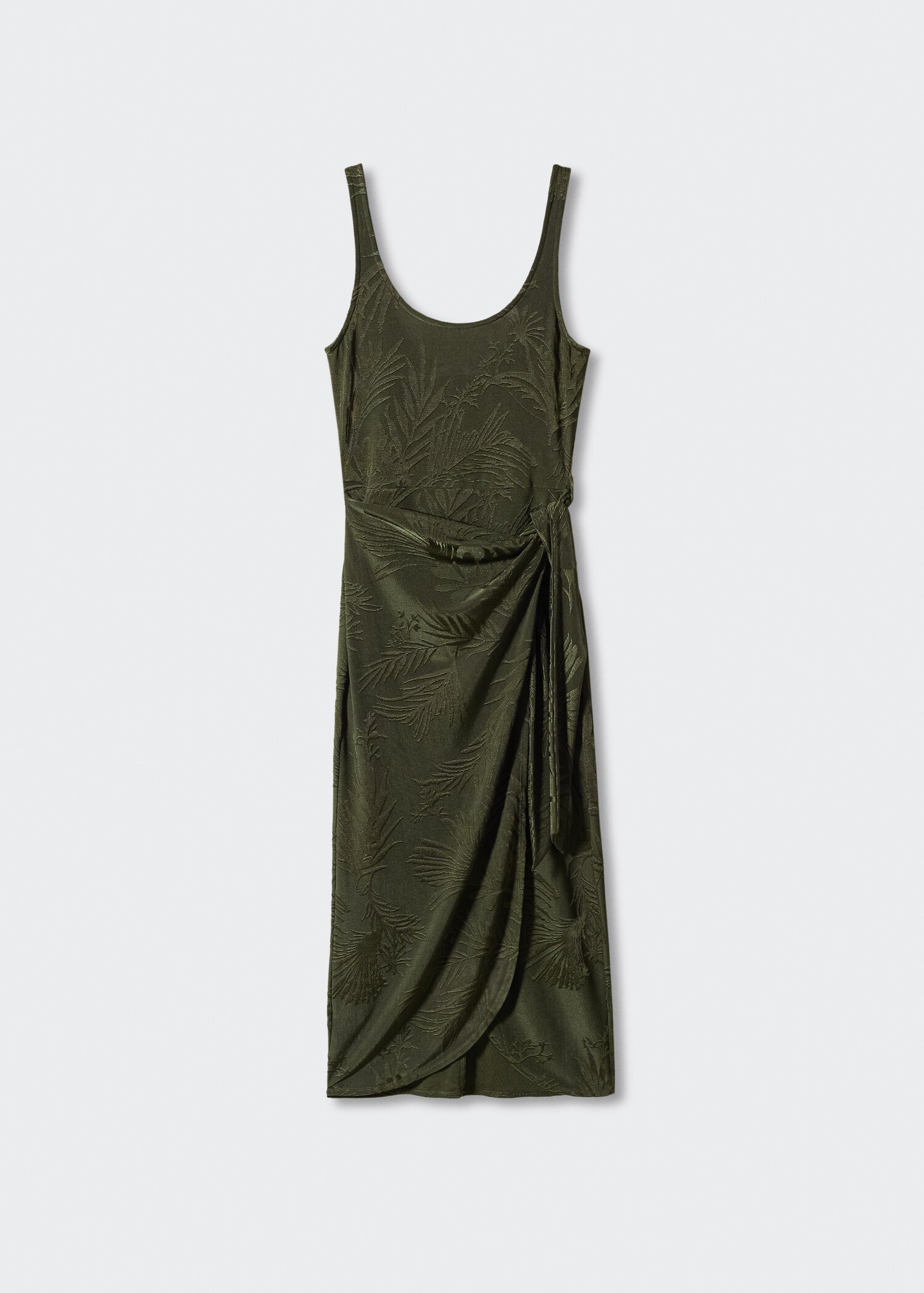 Knotted jacquard dress - Article without model