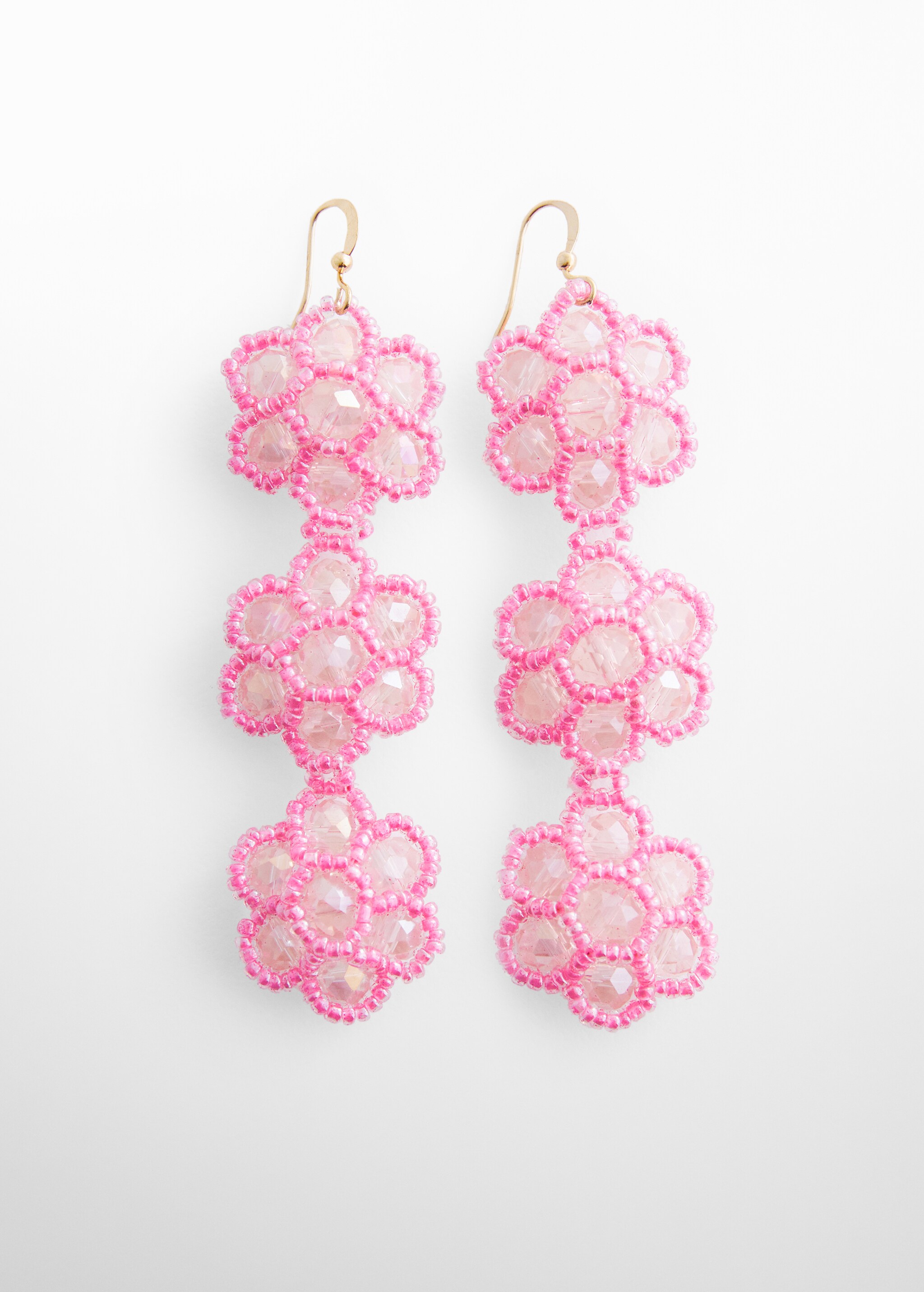 Flower crystal earrings - Article without model