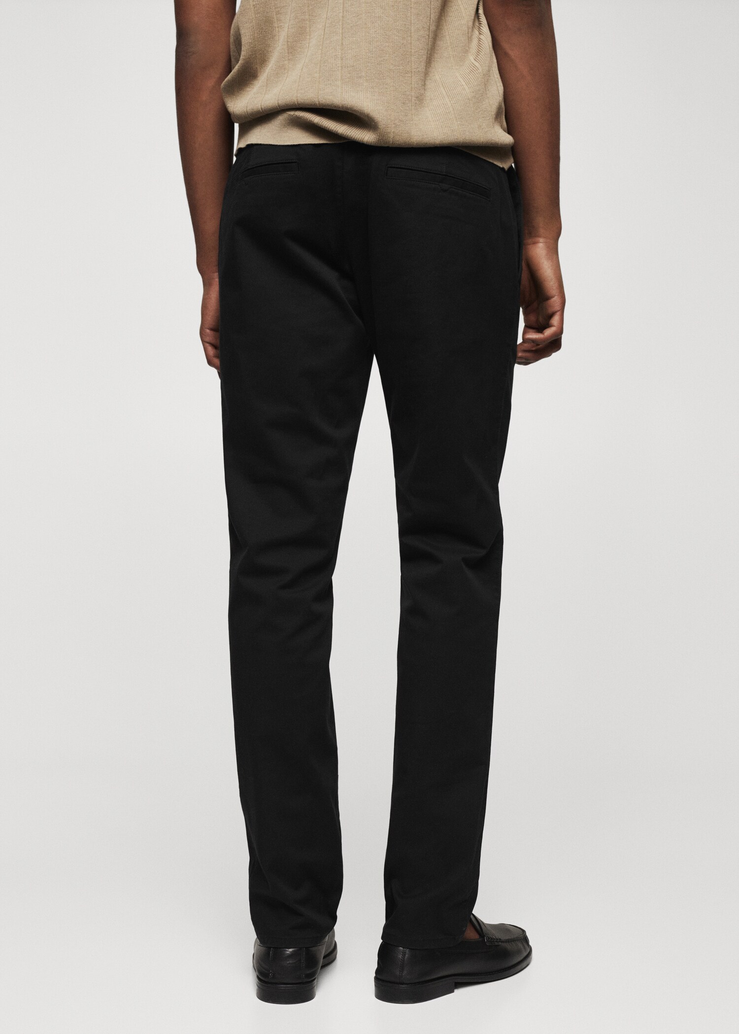 Slim fit chino trousers - Reverse of the article