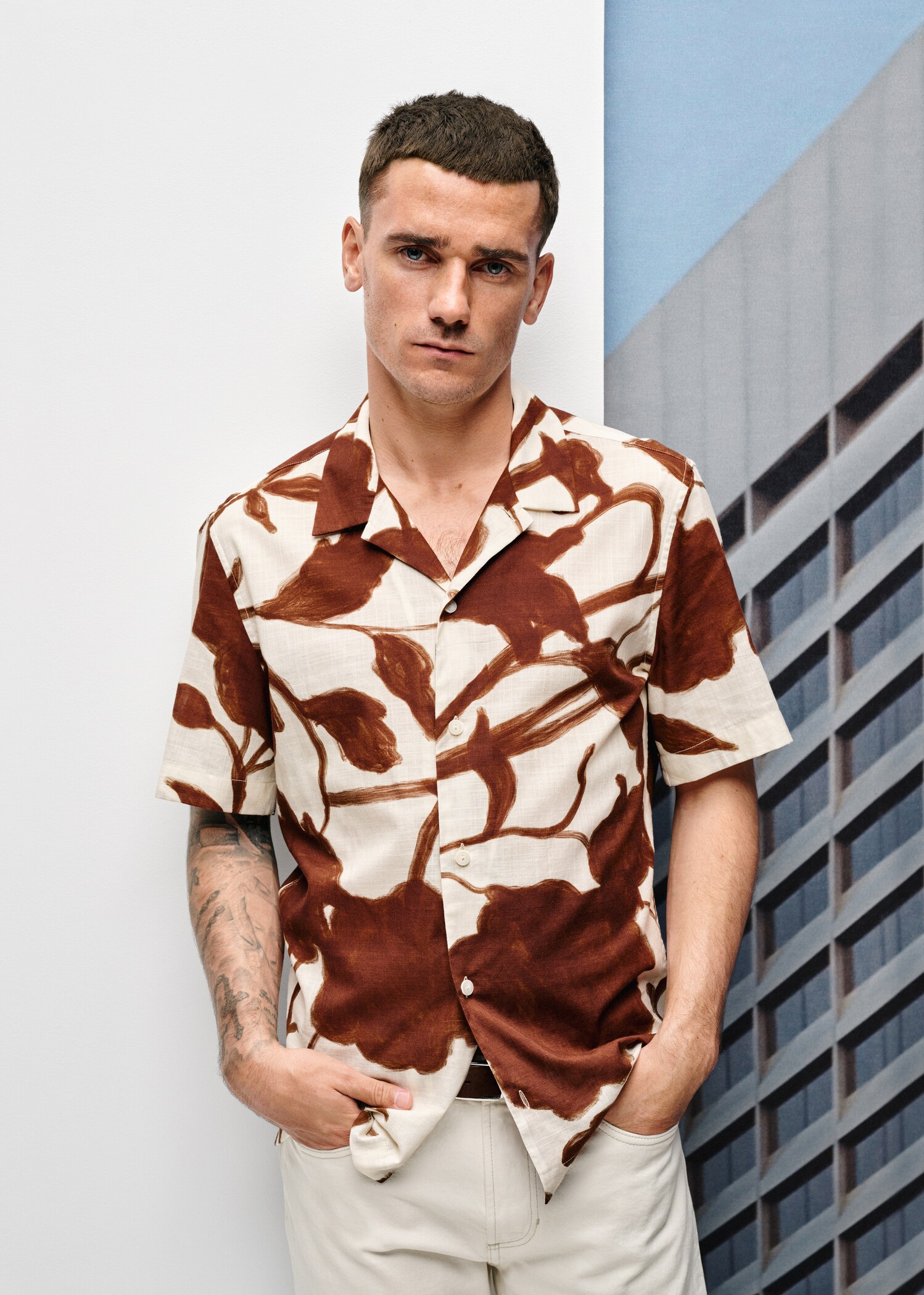 Camisa bowling estampada - Detalle del artículo 5
