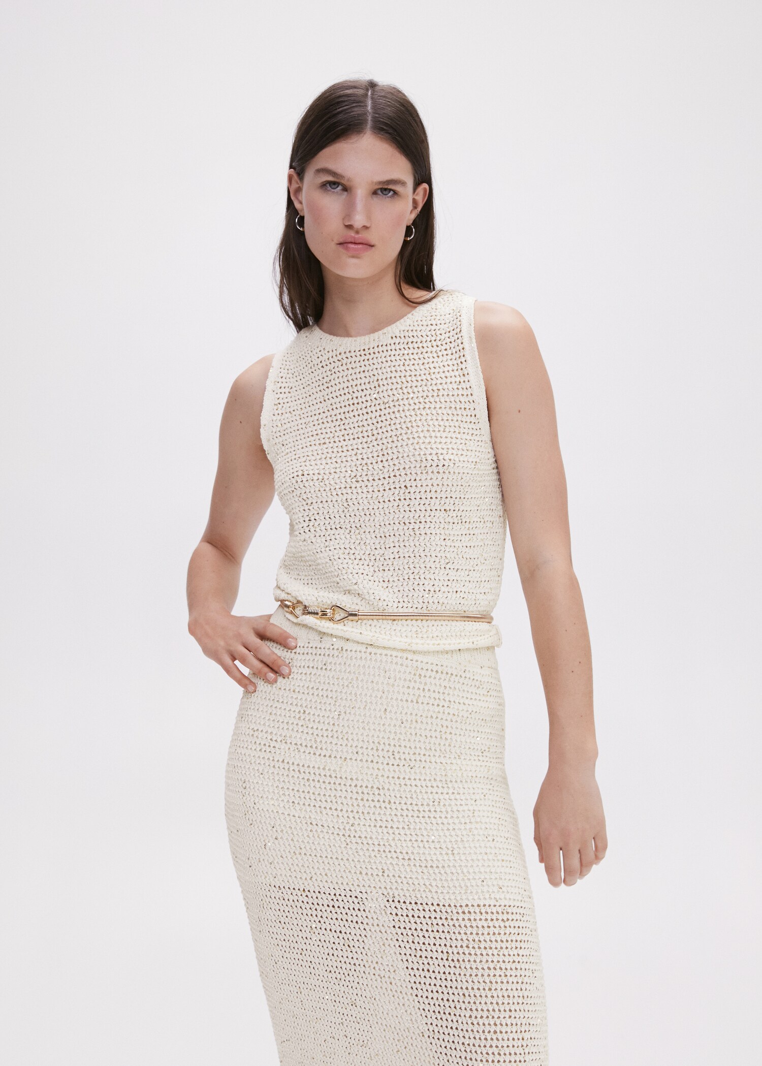 Openwork knit top - Medium plane