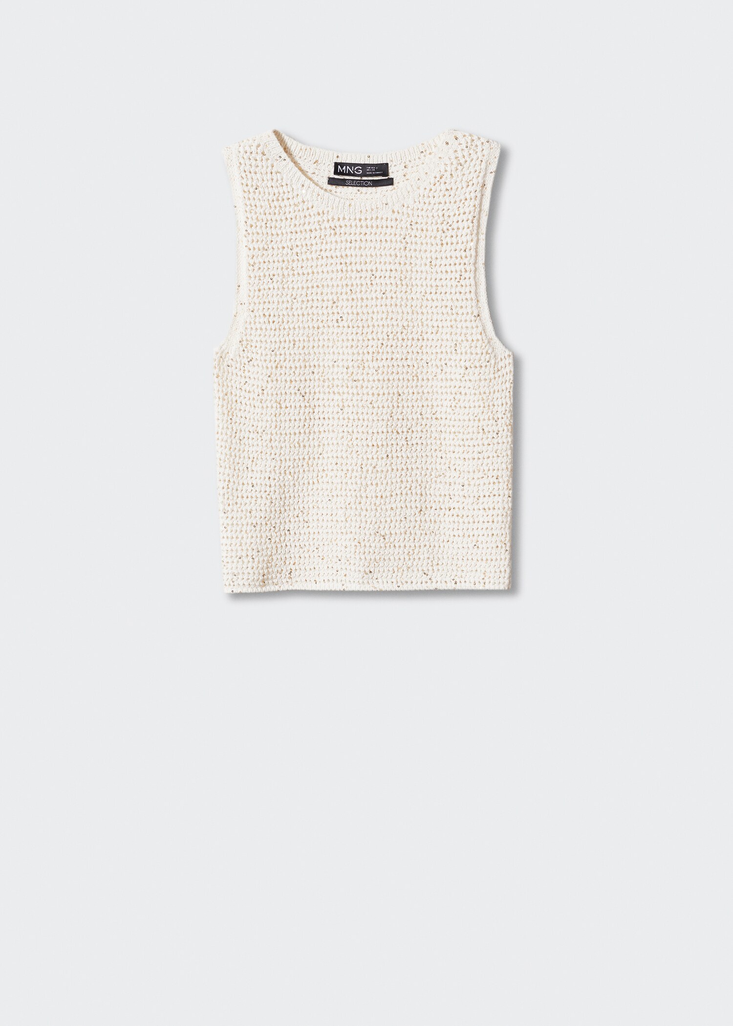 Openwork knit top - Article without model