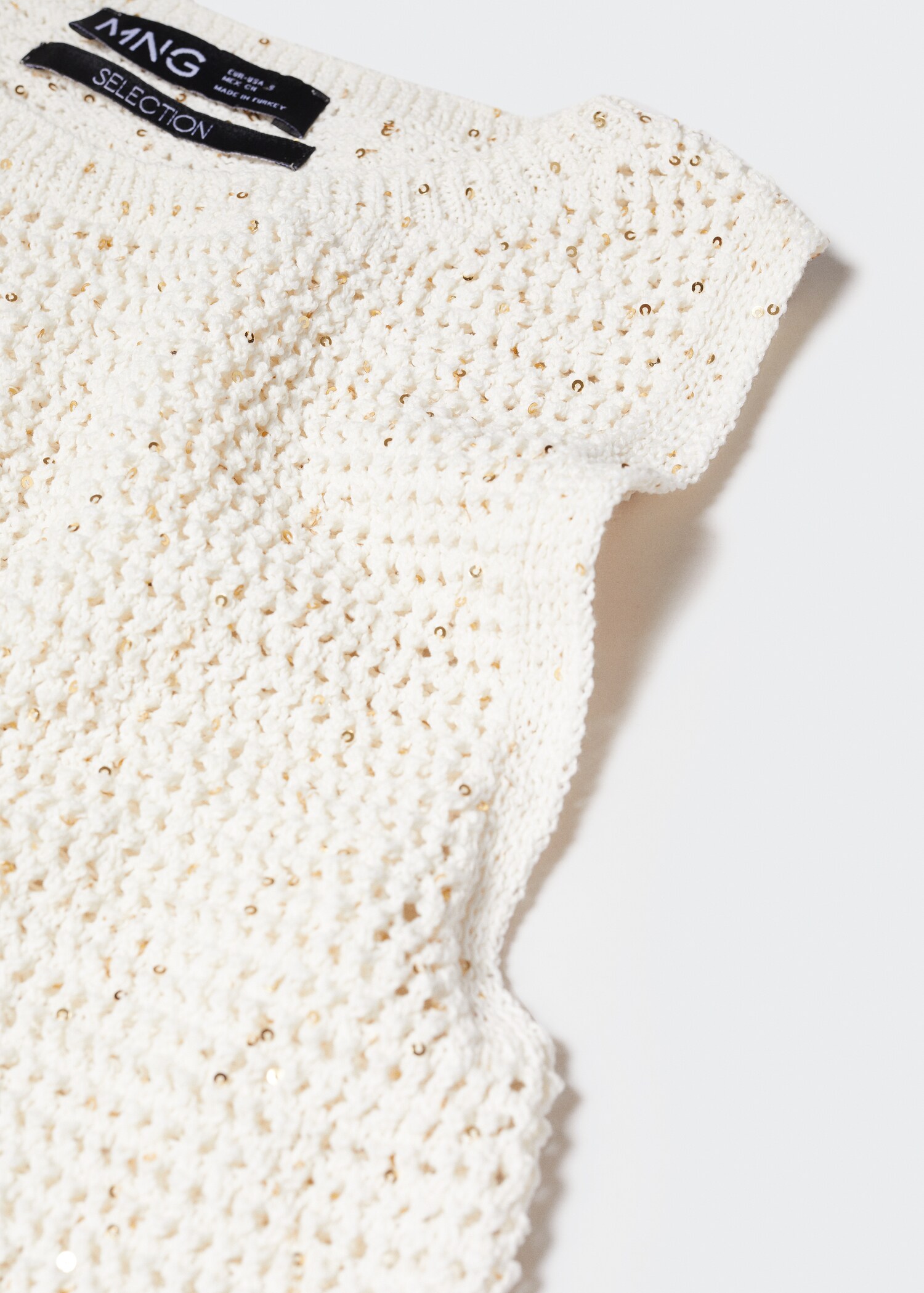 Openwork knit top - Details of the article 8