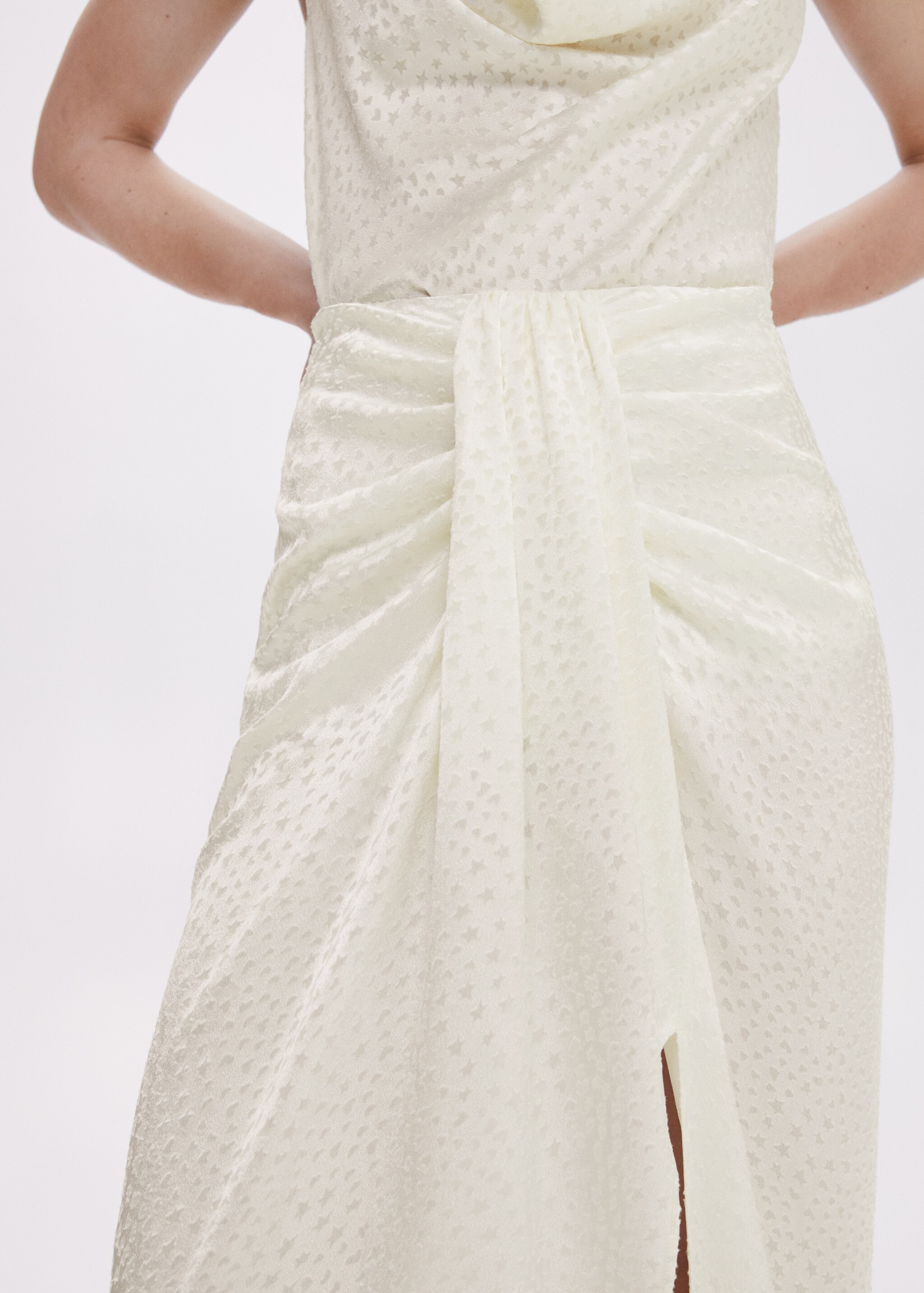 Knot jacquard skirt - Details of the article 6