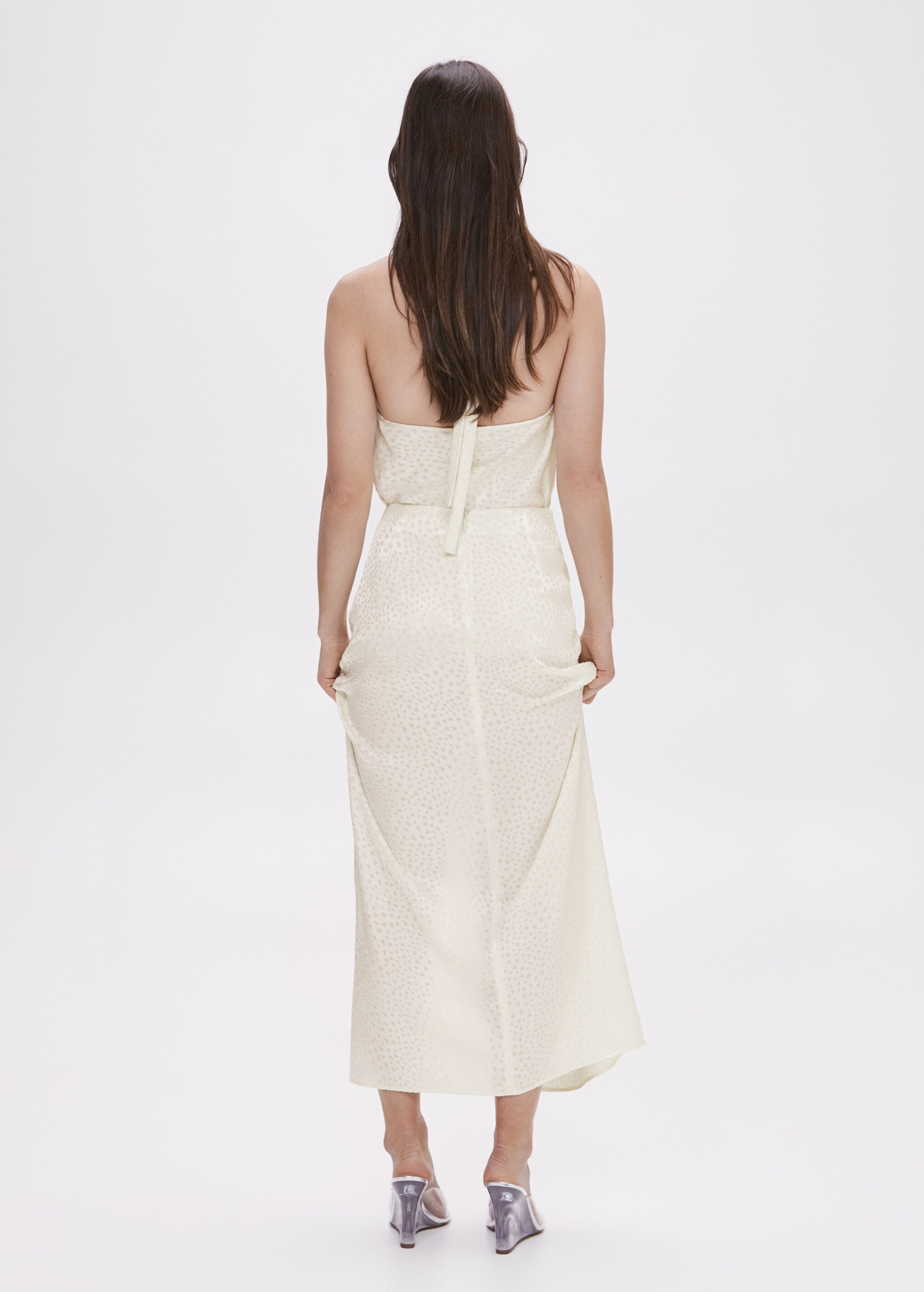 Knot jacquard skirt - Reverse of the article