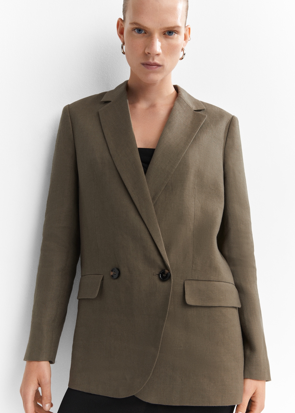 Giacca lino oversize Donna MANGO OUTLET Italia