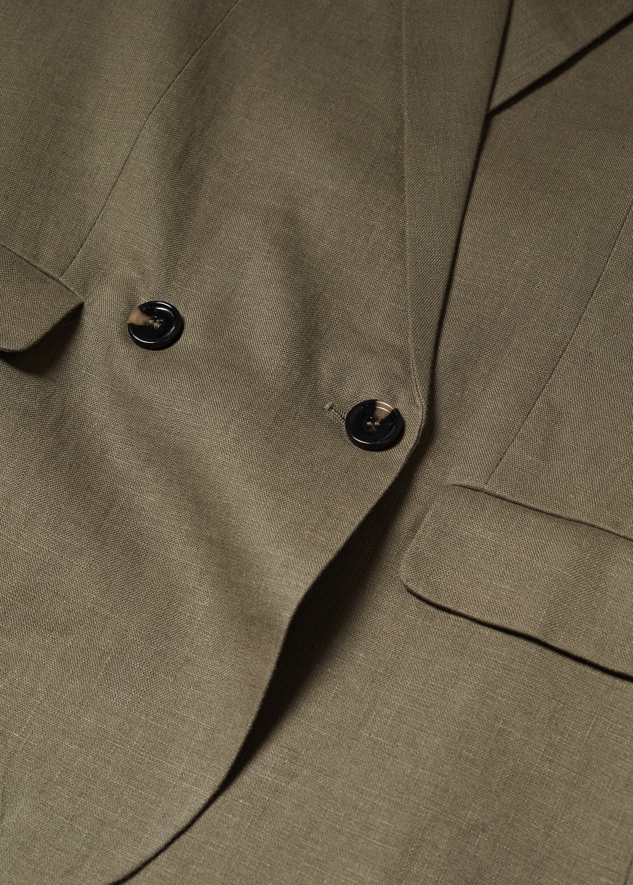 Linen oversized jacket  - Details of the article 8