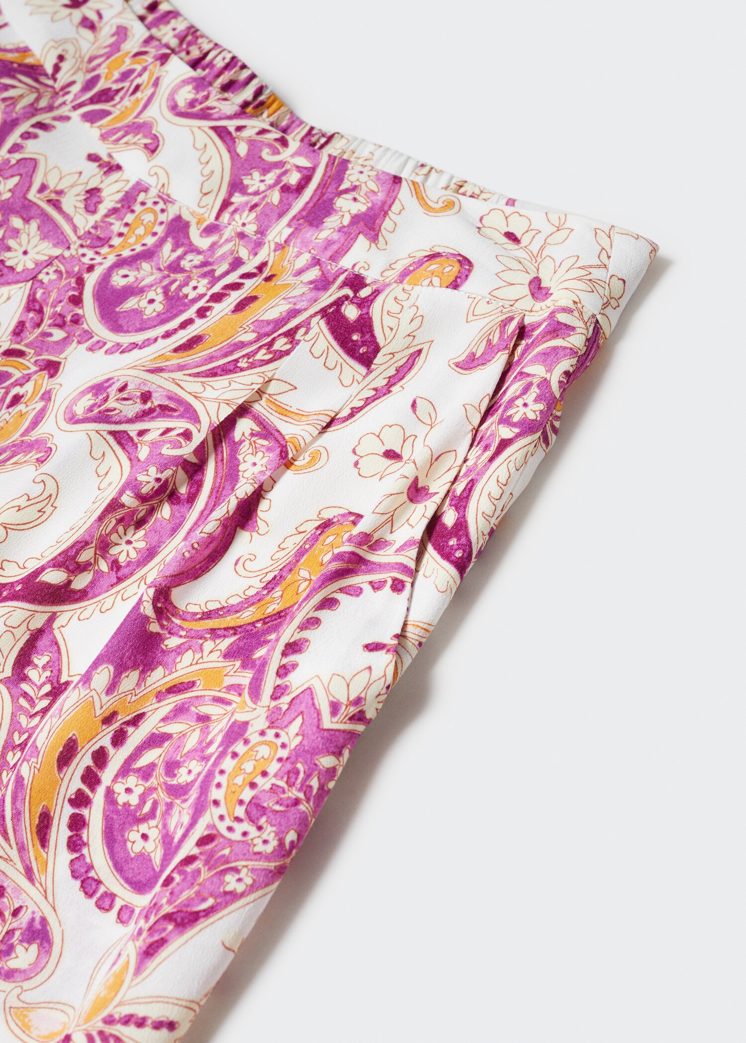 Floral print culotte pants - Details of the article 8