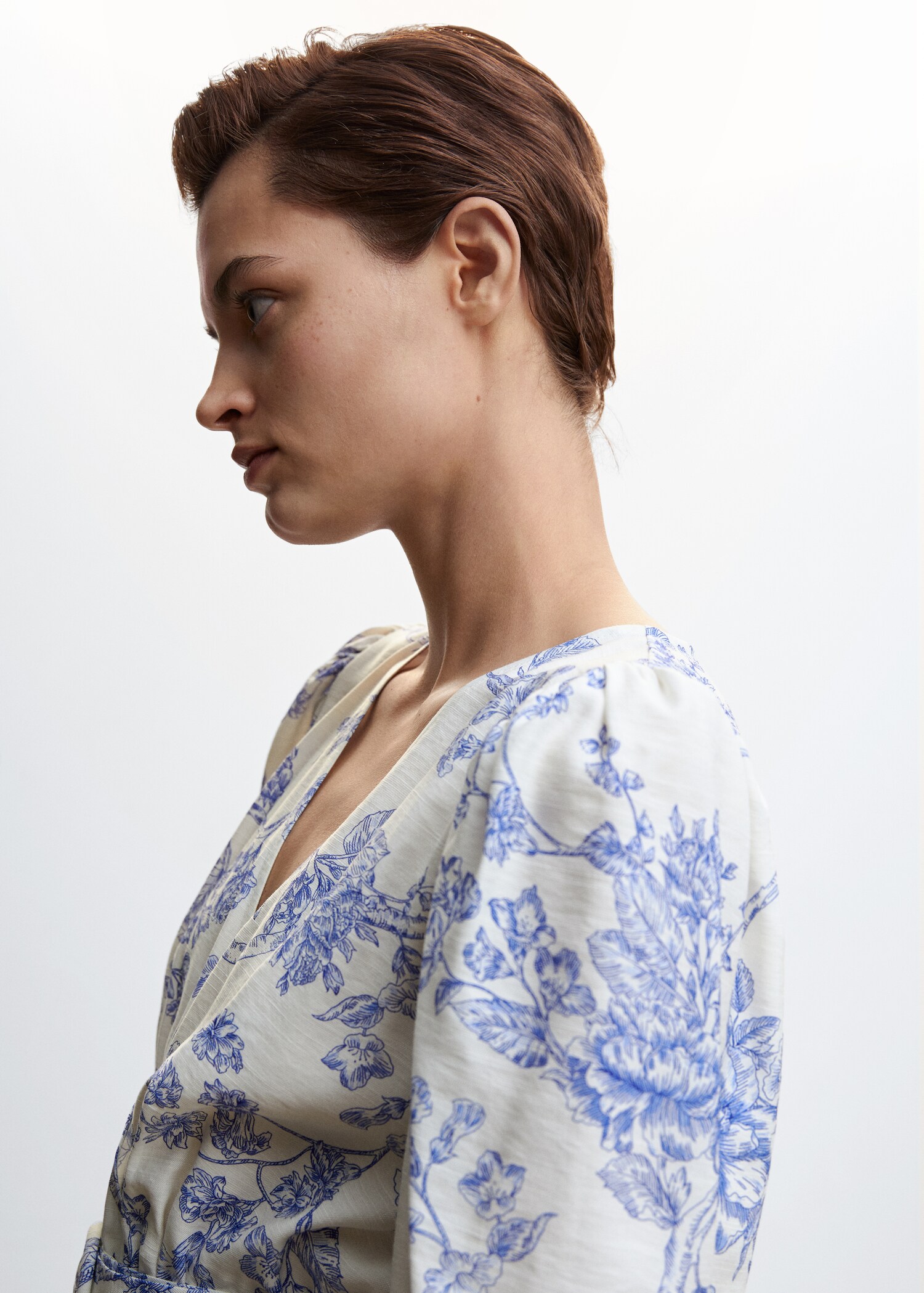 Belt floral dress - Details of the article 1