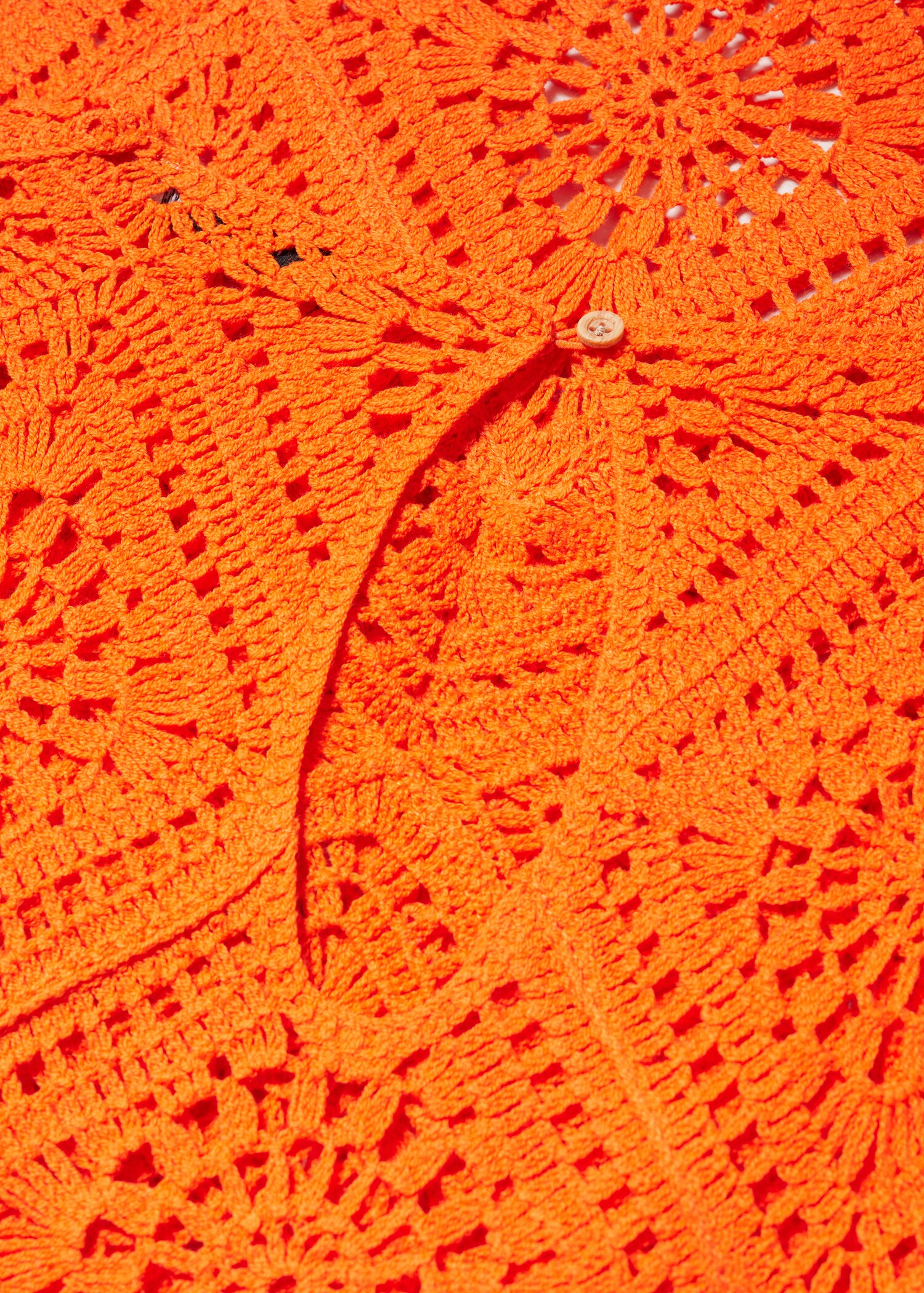 Flared-sleeve openwork dress - Details of the article 8