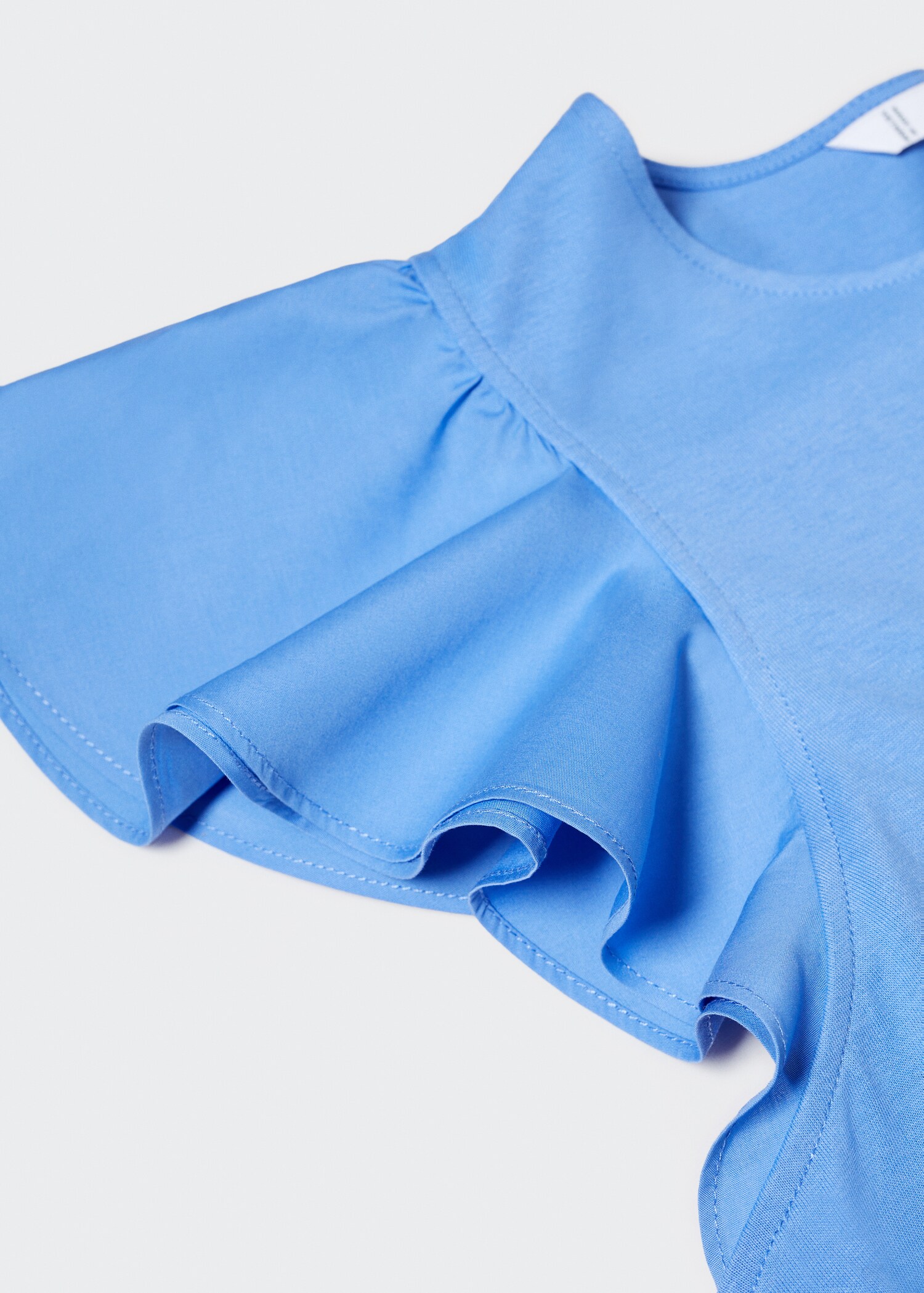 Ruffled sleeve T-shirt - Details of the article 8