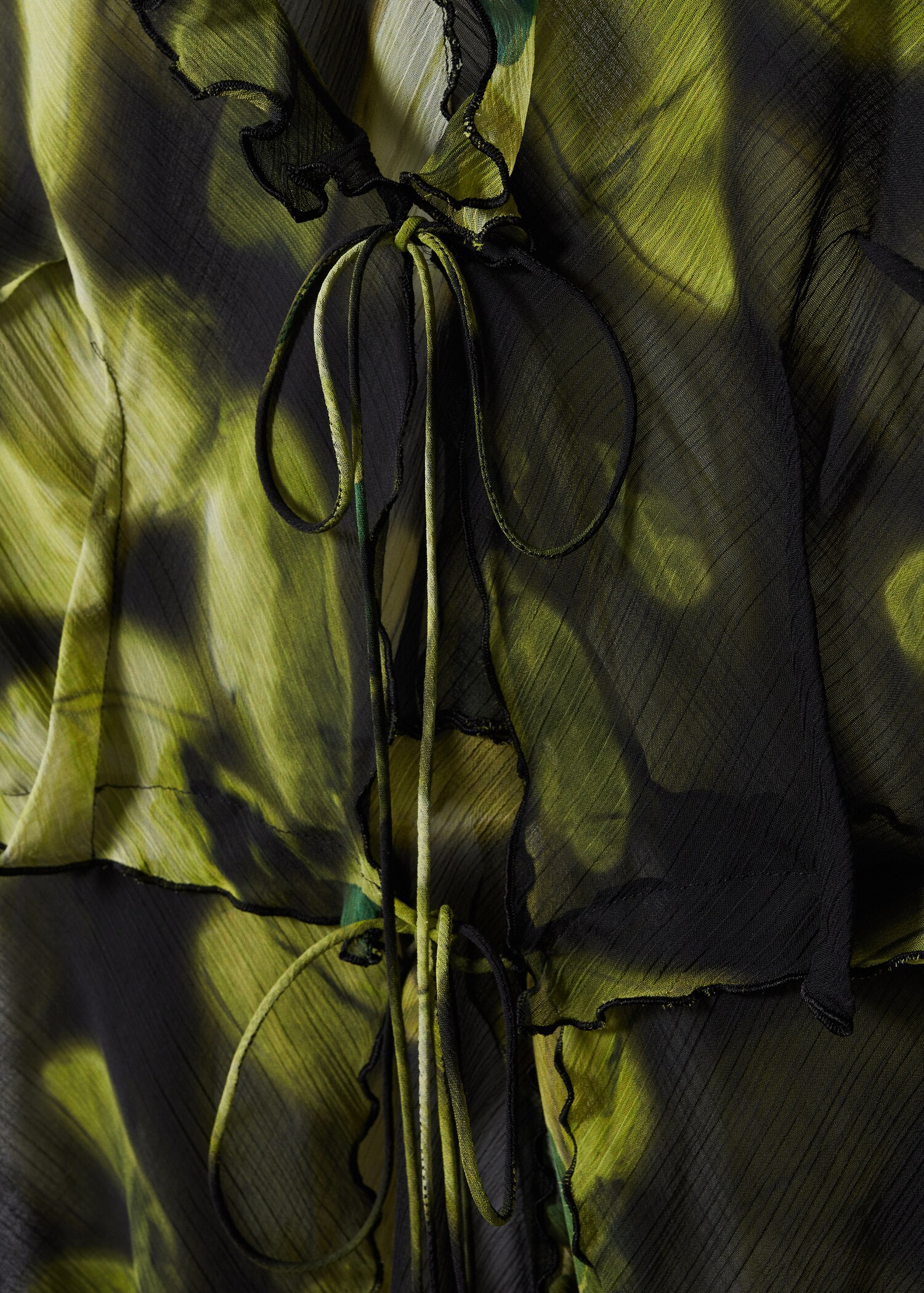 Geblümte Chiffonbluse - Detail des Artikels 8