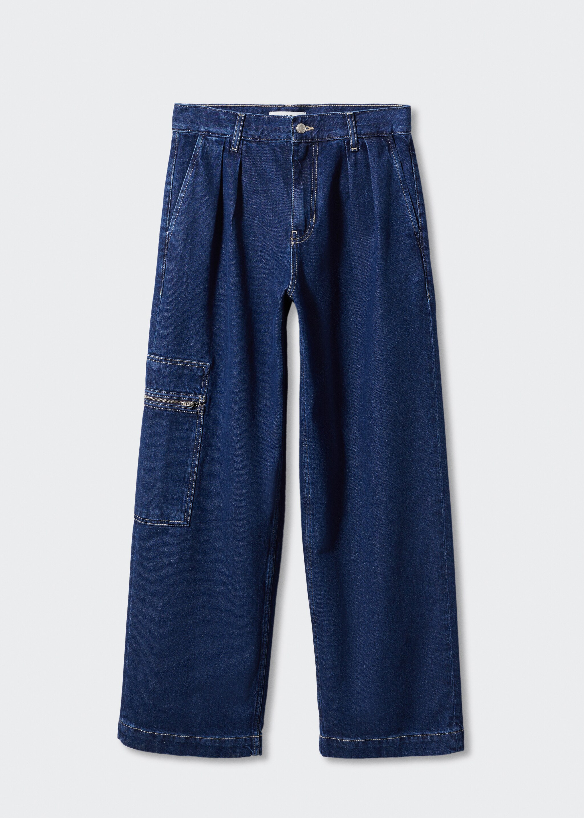 Wideleg-Jeans mit Tasche - Artikel ohne Model