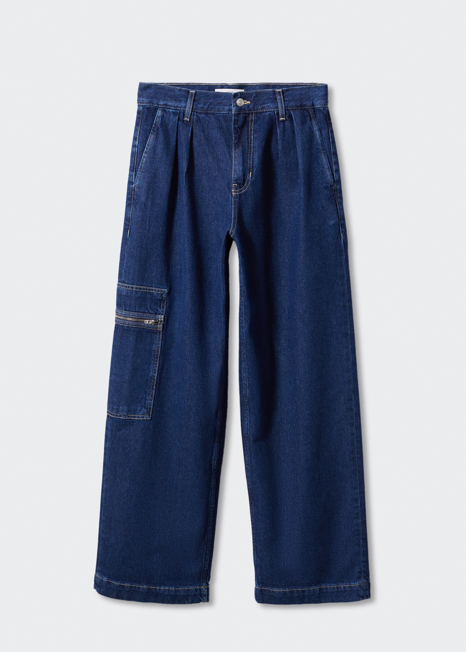 Wideleg jeans with pockets - Article without model