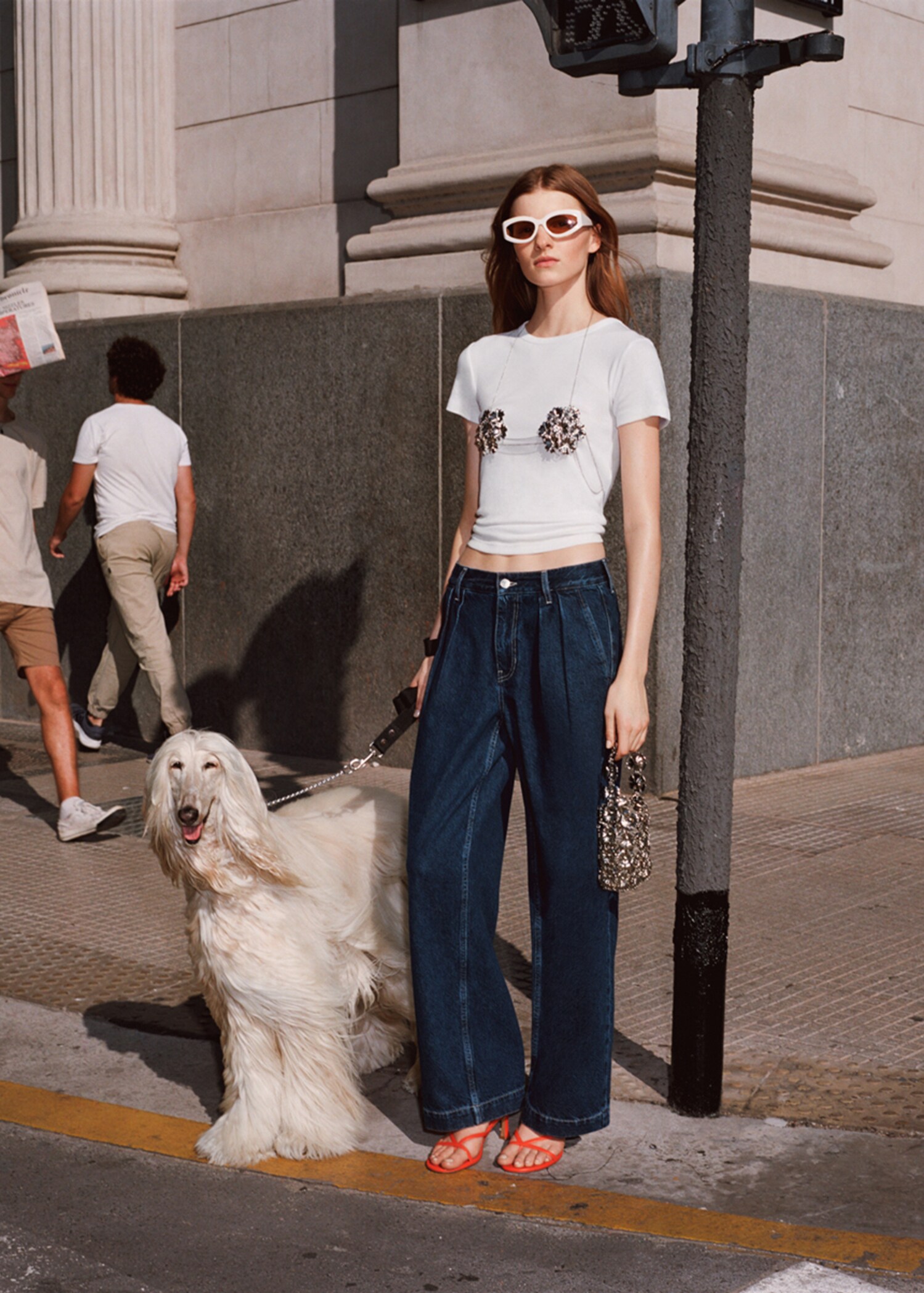 Wideleg jeans with pockets - Details of the article 7