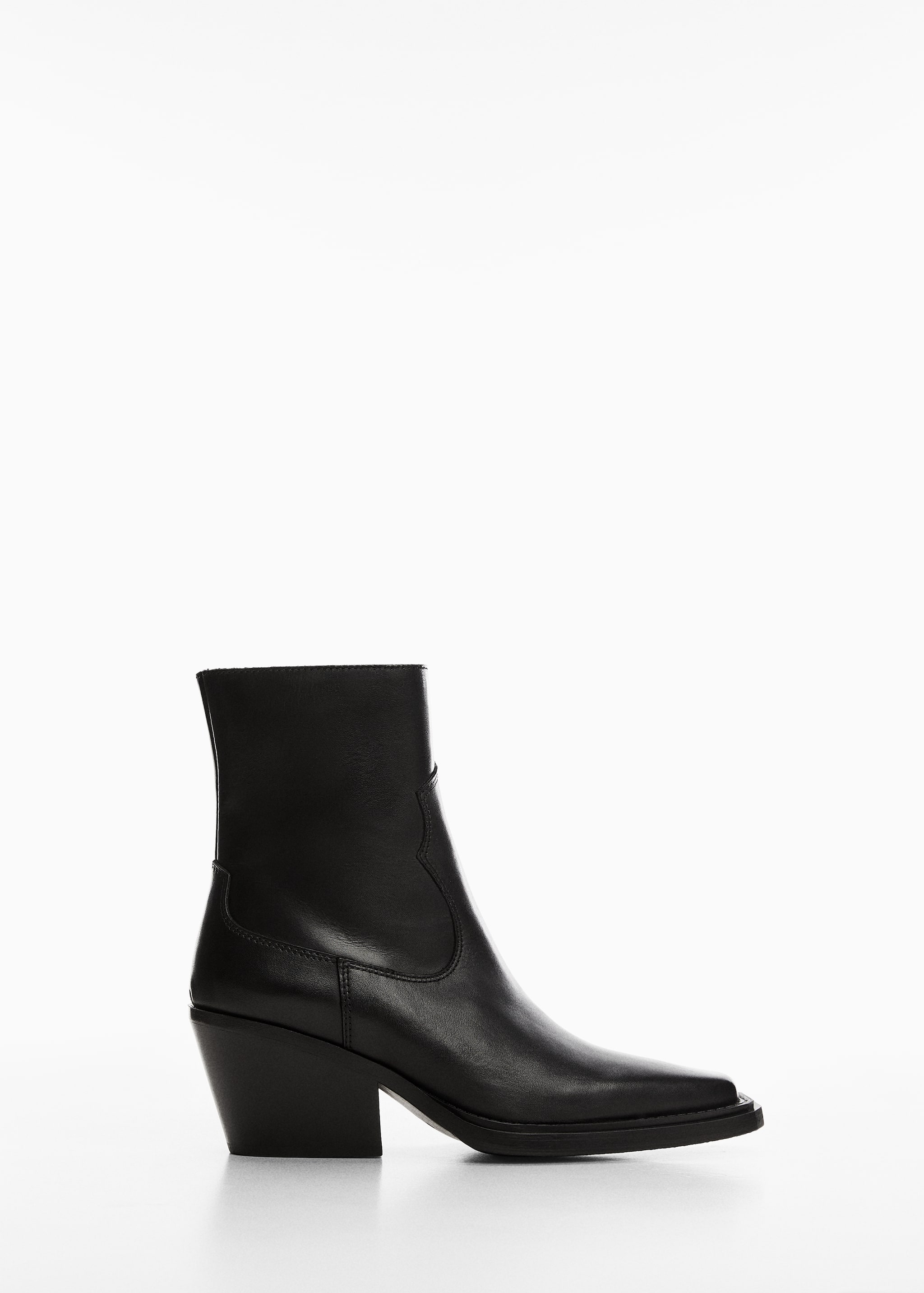 Leather cowboy ankle boots - Article without model