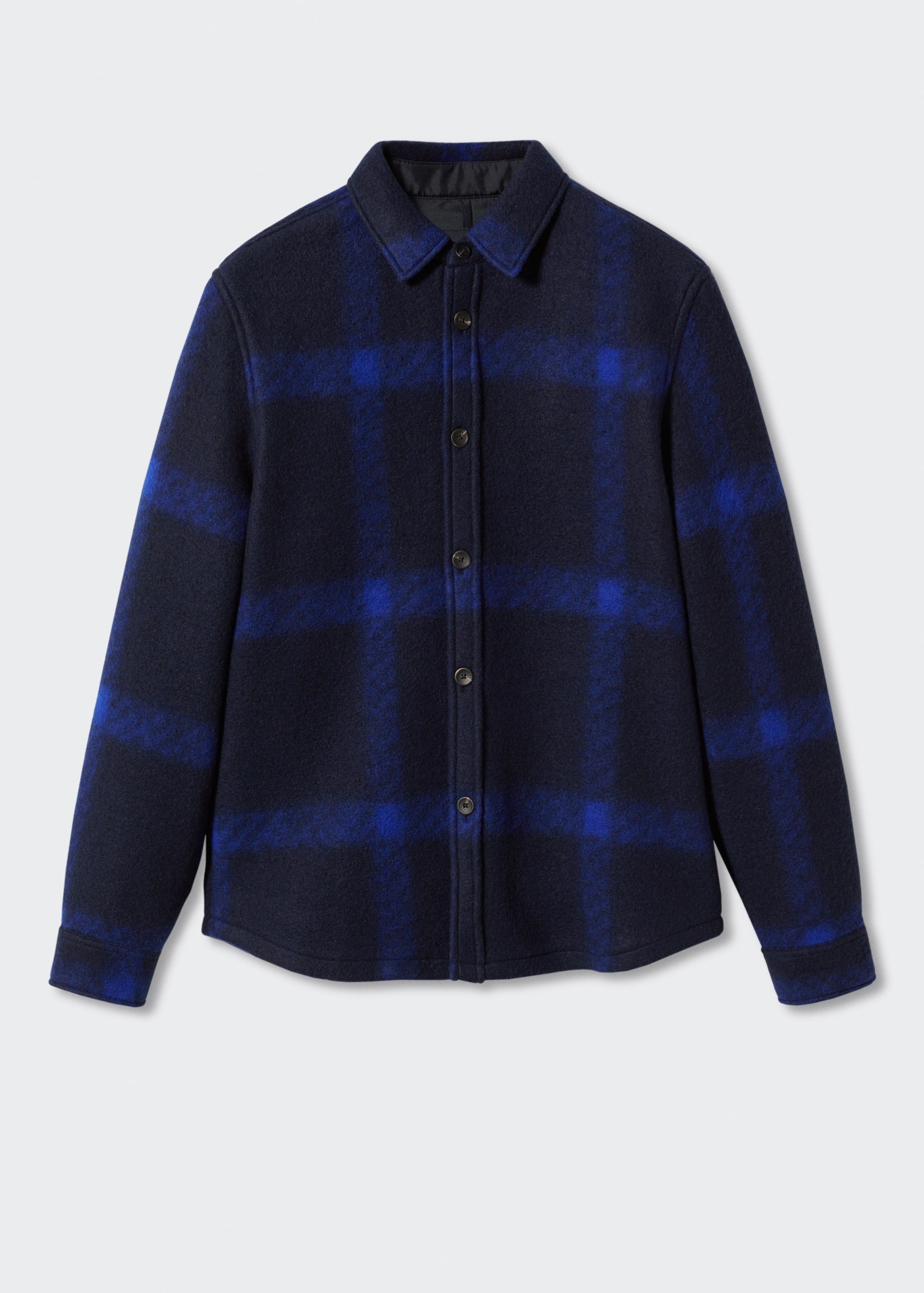 Check flannel overshirt - Article without model