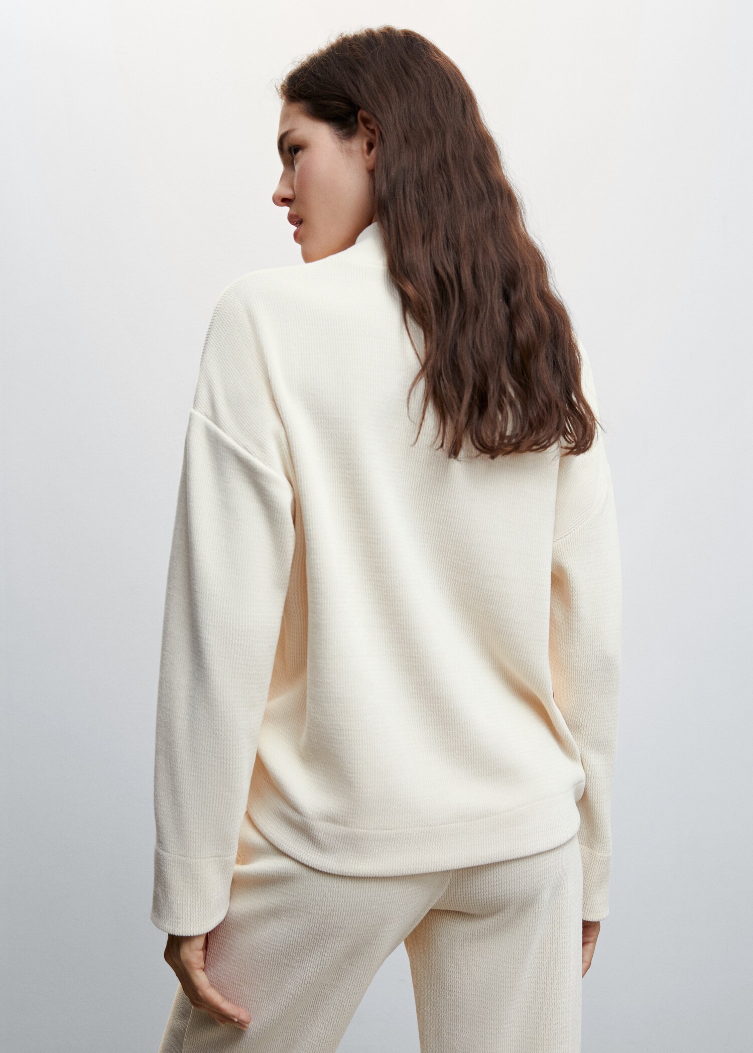 Perkins-neck sweatshirt - Reverse of the article
