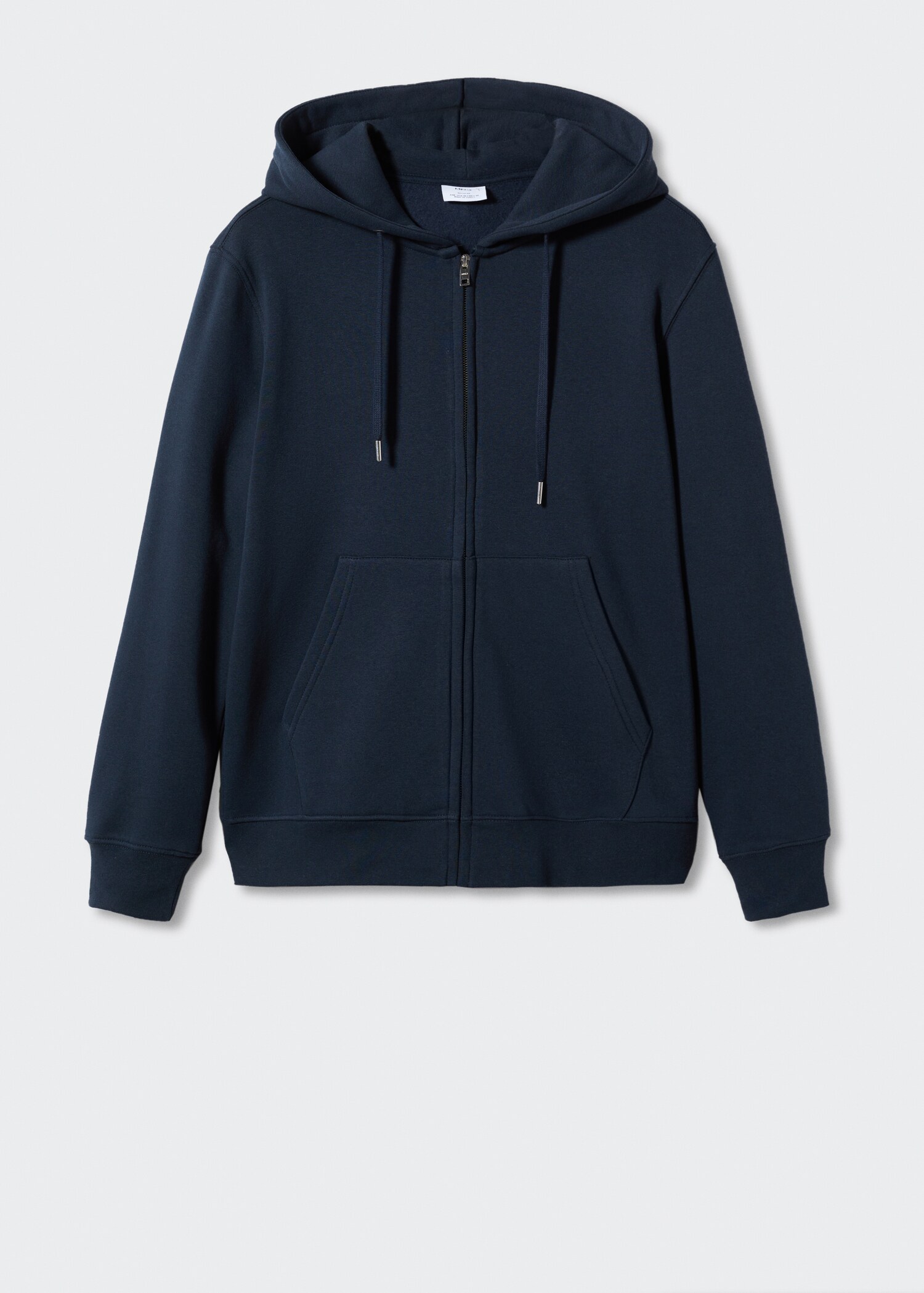 Sweat-shirt coton zip - Article sans modèle