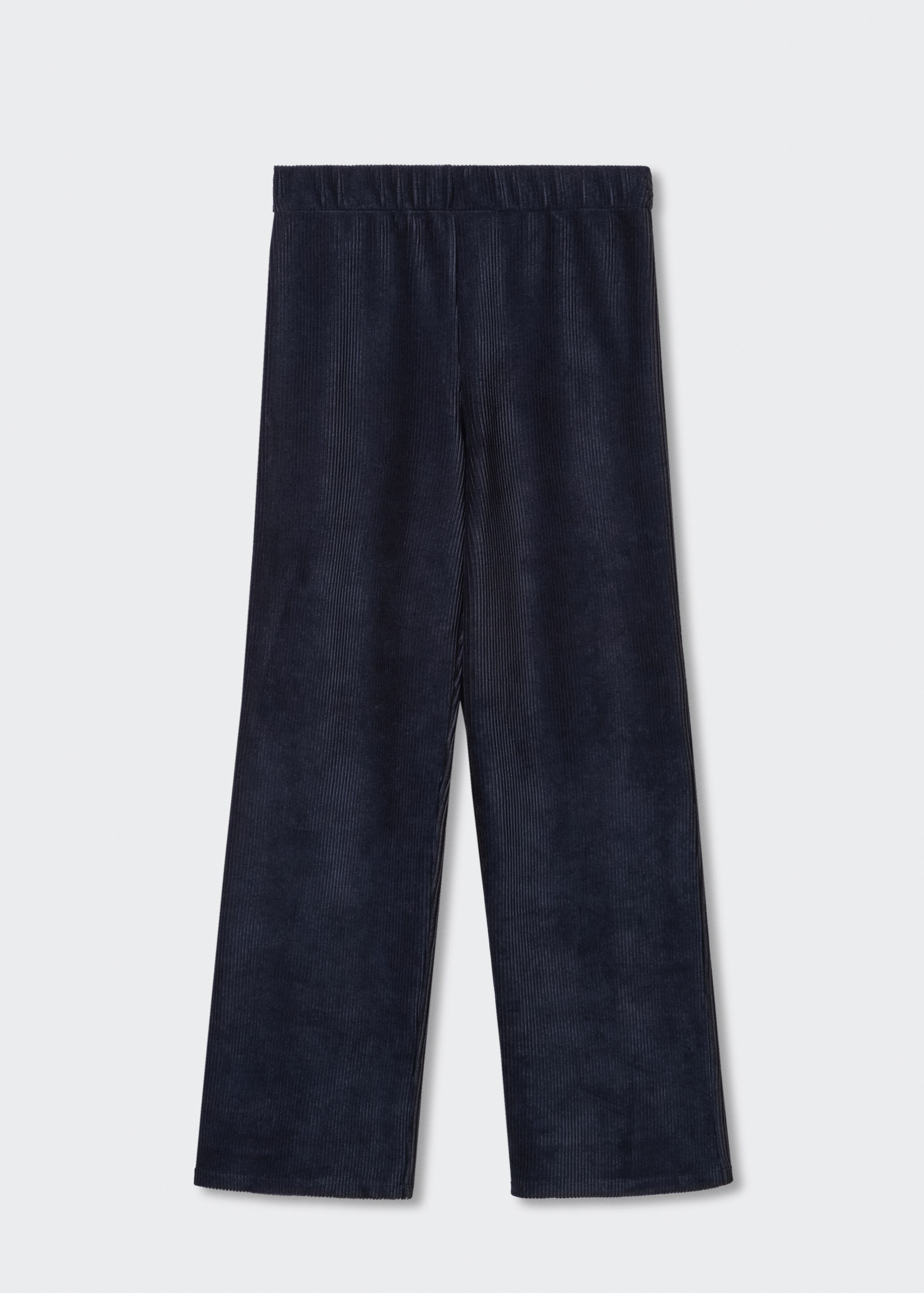 Corduroy trousers with elastic waist - Article without model