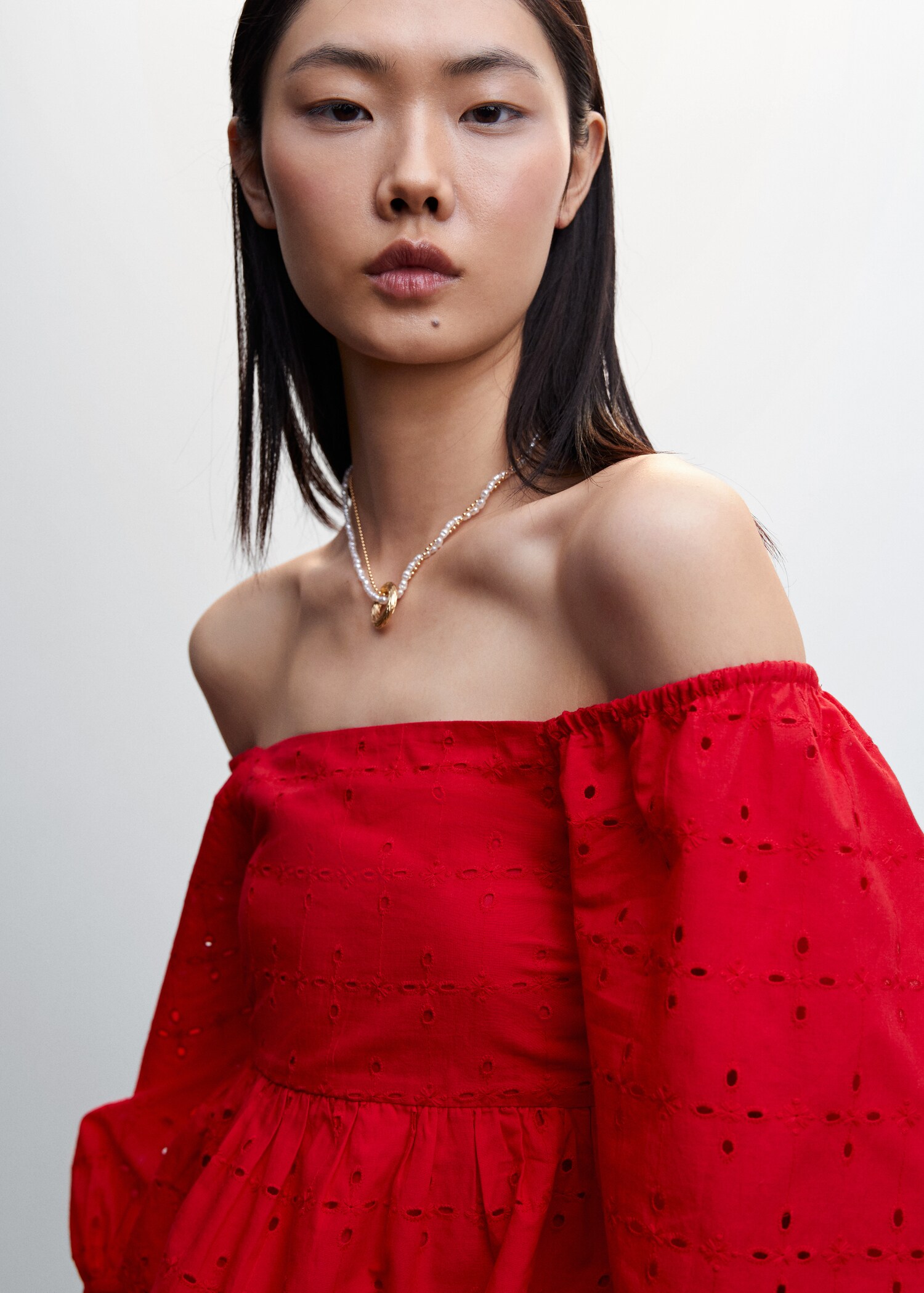 Bluse mit Ballonärmeln - Detail des Artikels 1