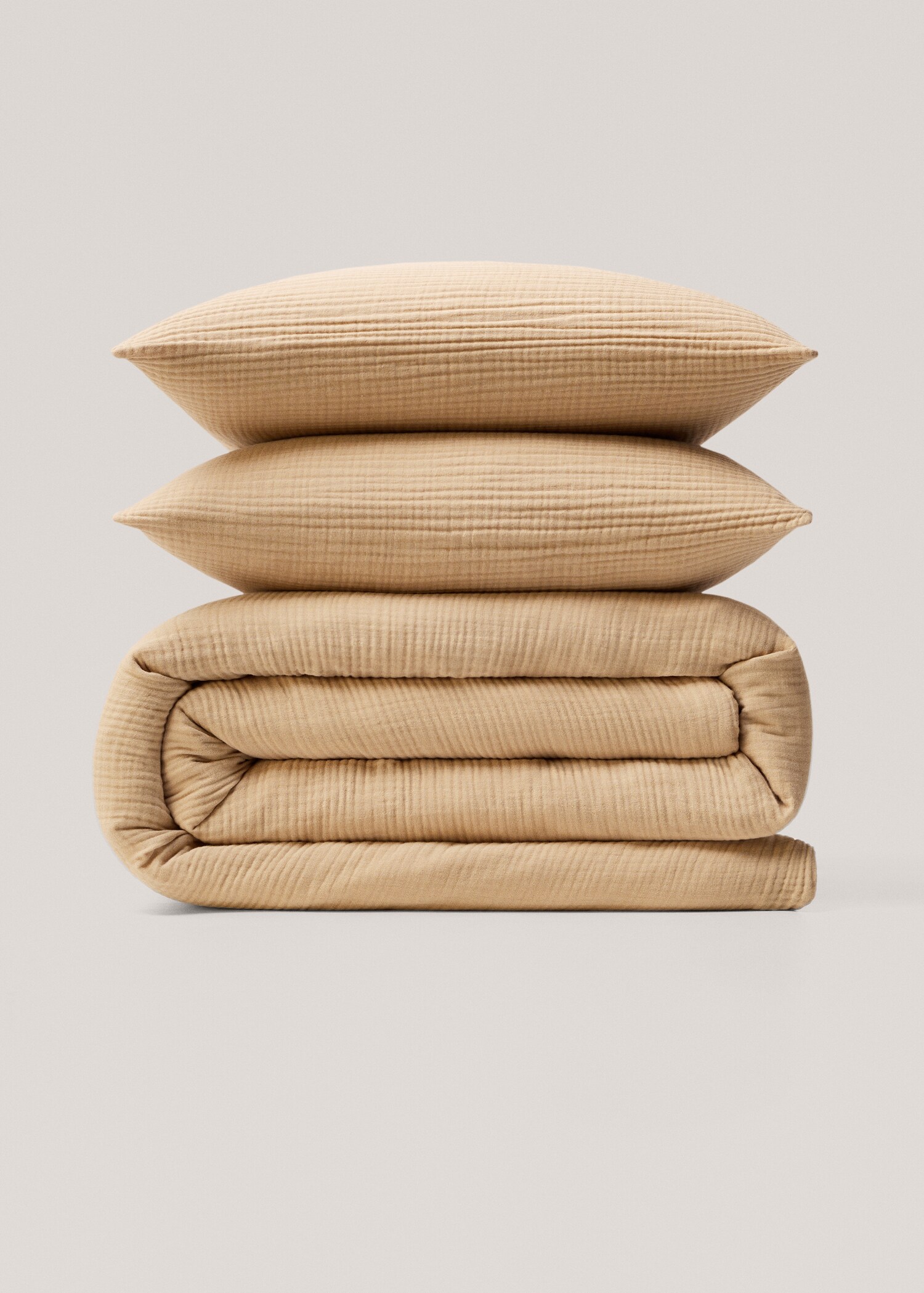 Cotton gauze duvet cover for king bed - Article without model