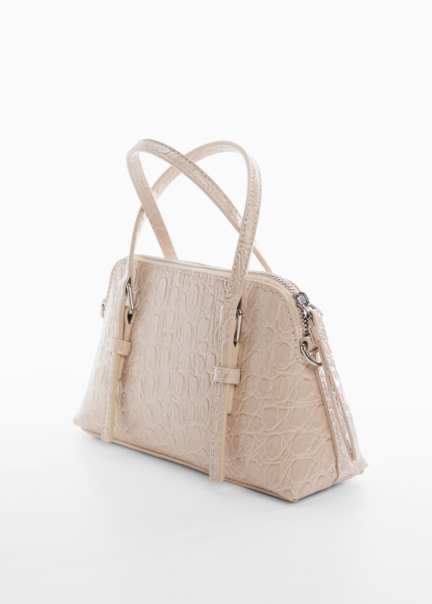 Bolso doble asa efecto cocodrilo - Detalle del artículo 1