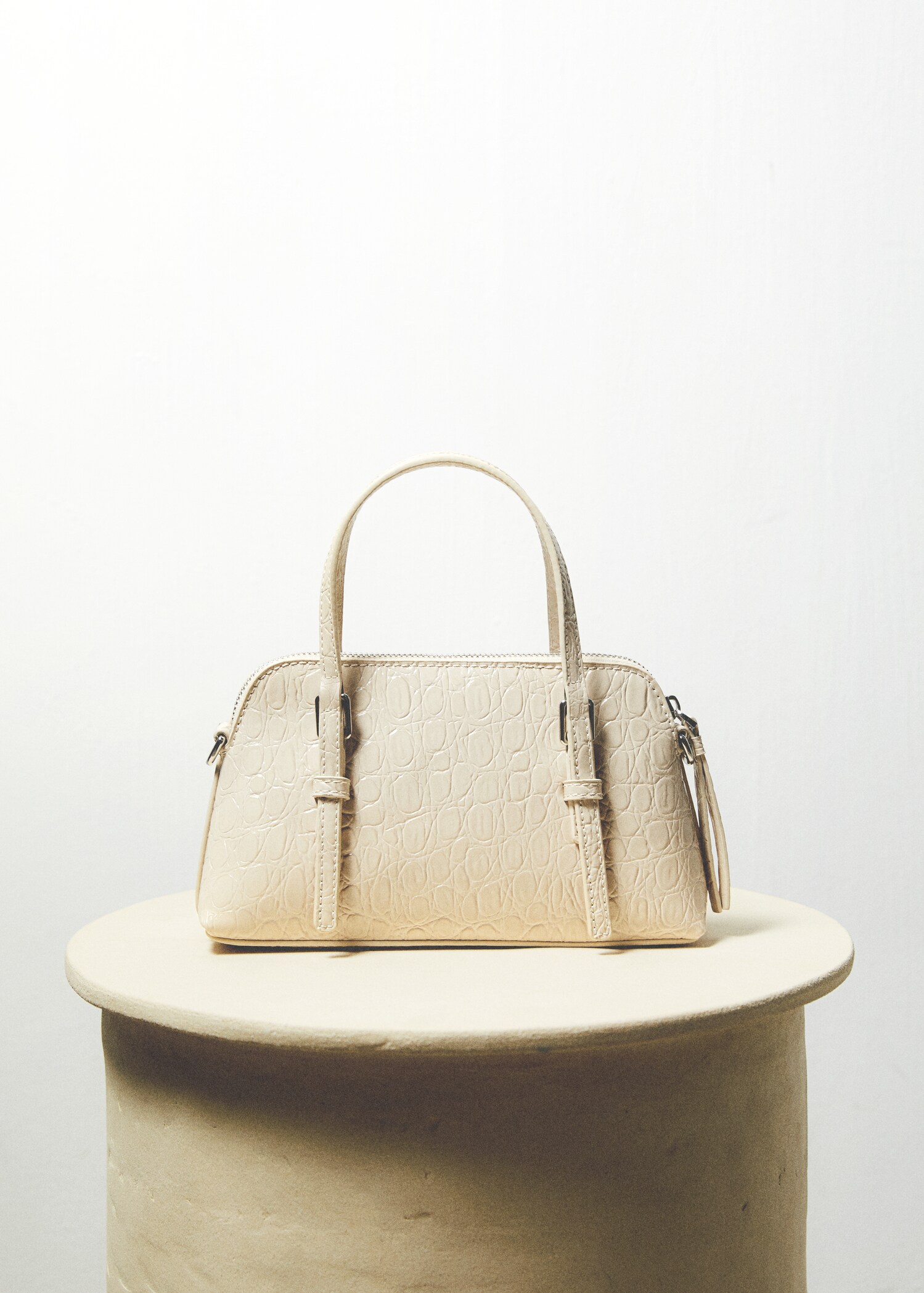 Bolso doble asa efecto cocodrilo - Detalle del artículo 7
