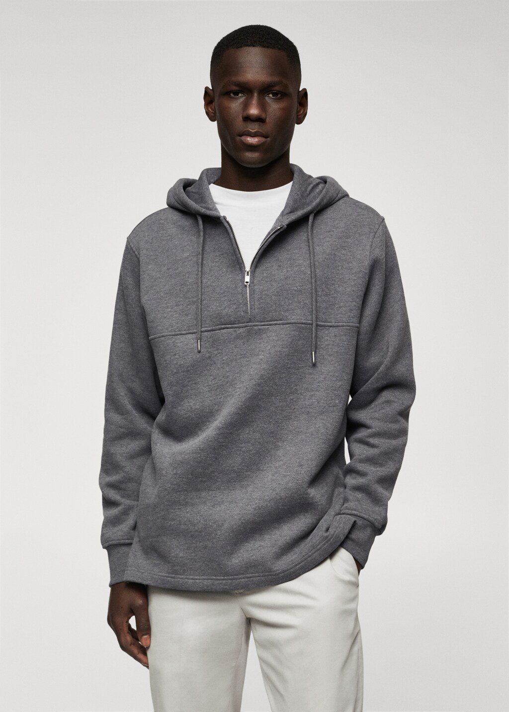 Sudadera capucha cremallera