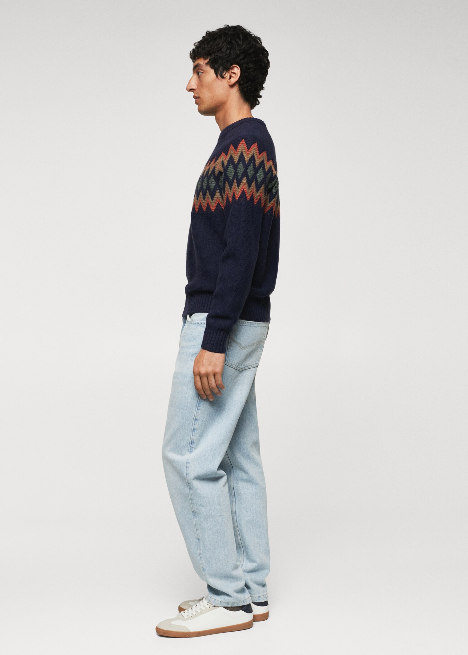 Geometric jacquard sweater - Details of the article 6