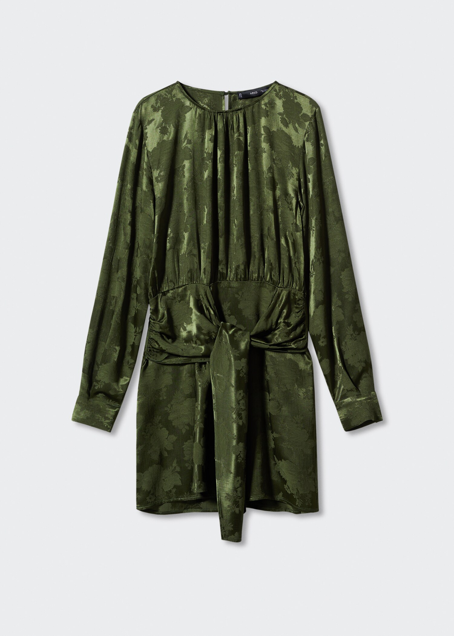 Vestido jacquard nudo - Artículo sin modelo