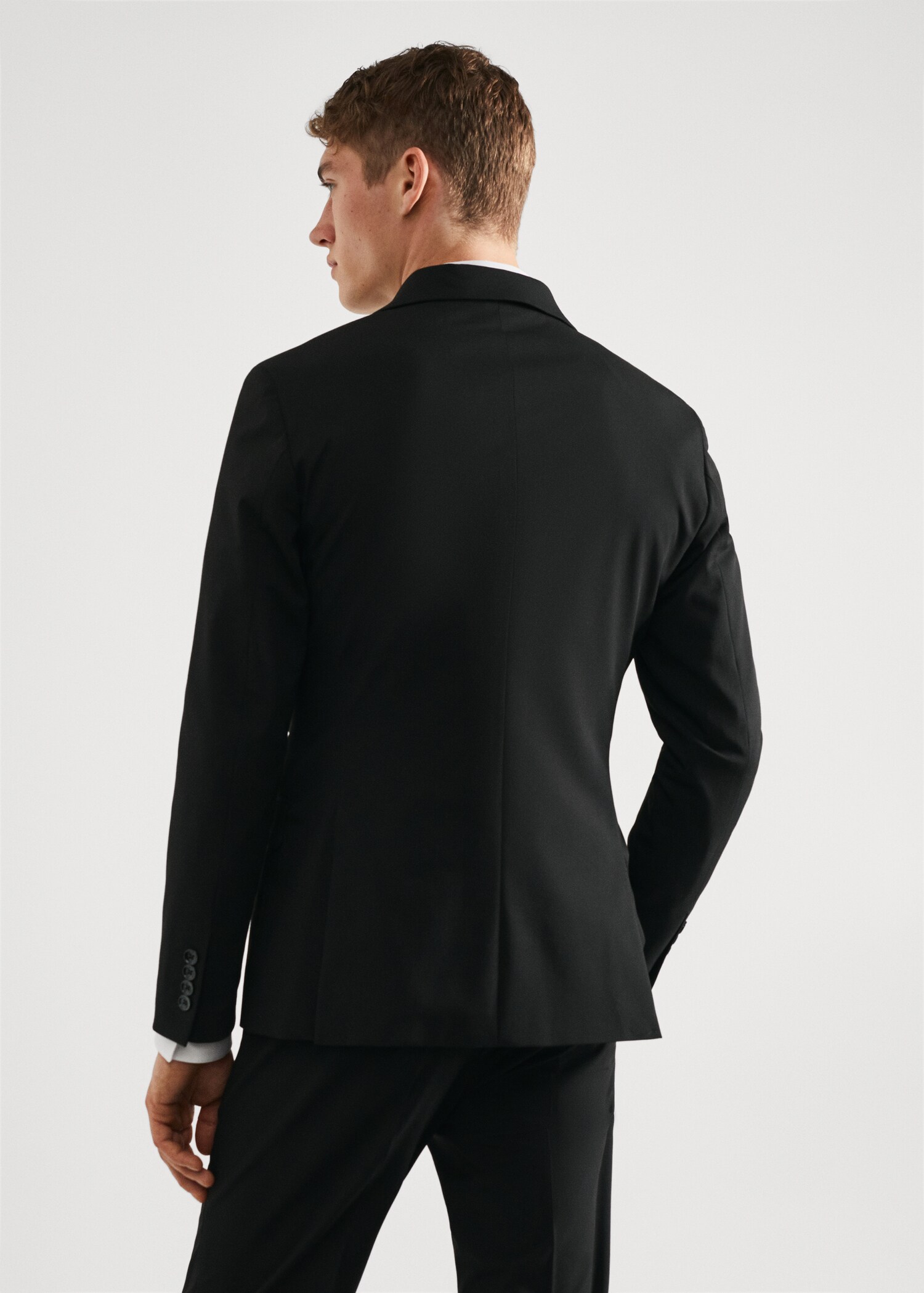 Super slim-fit suit jacket - Reverse of the article