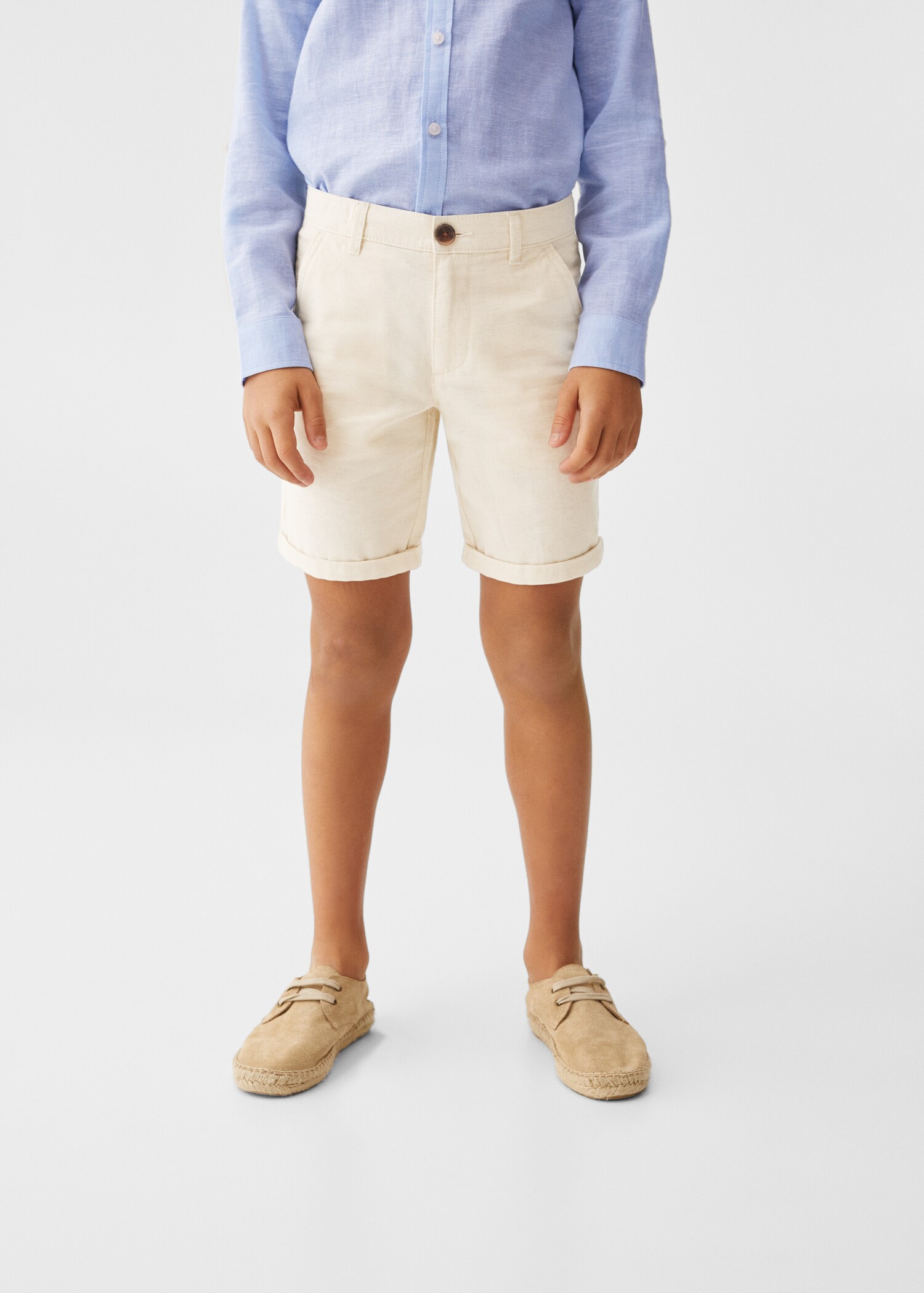 Chino-Bermudashorts aus Leinen - Detail des Artikels 6