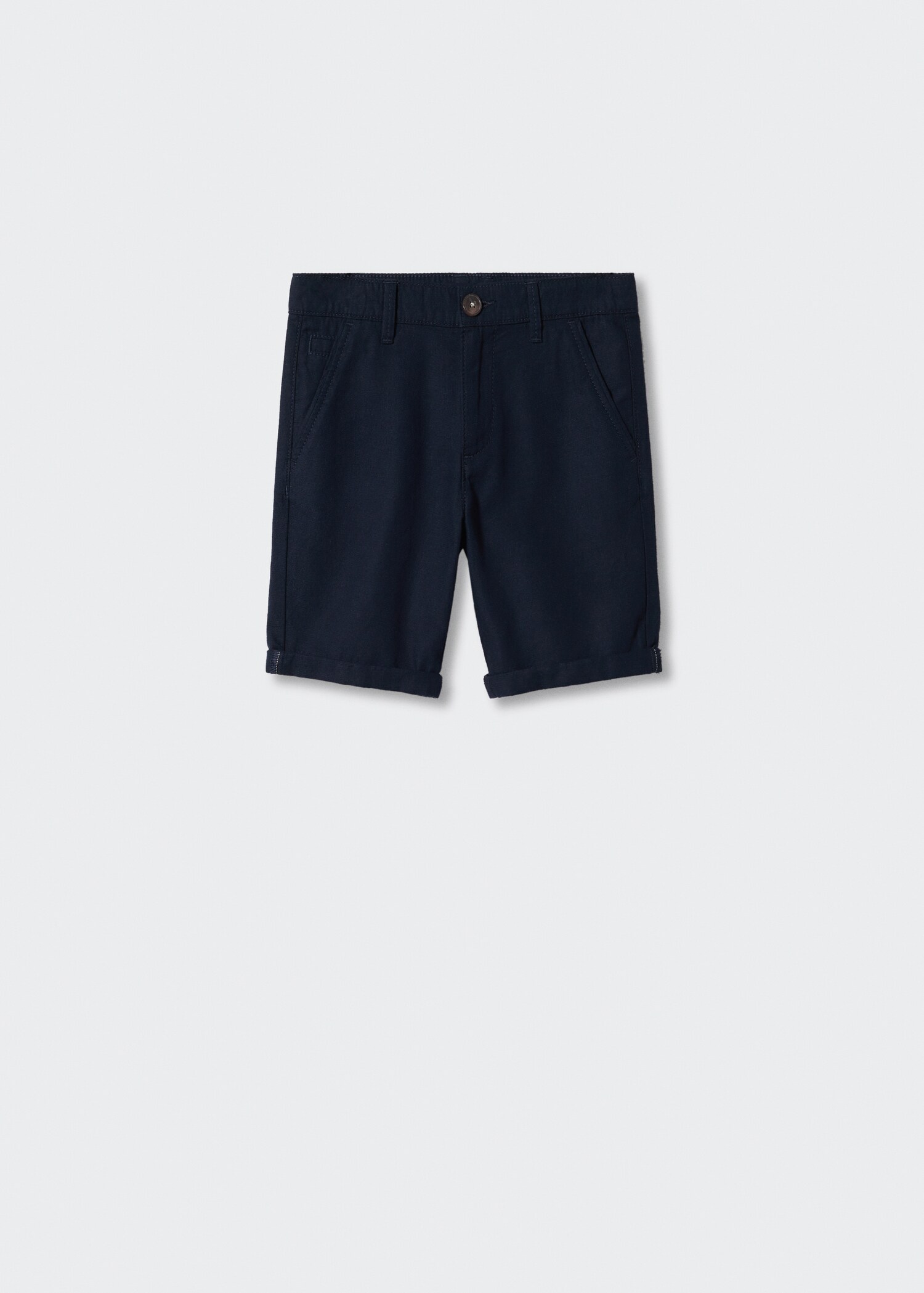Bermude chino din in - Articol fără model